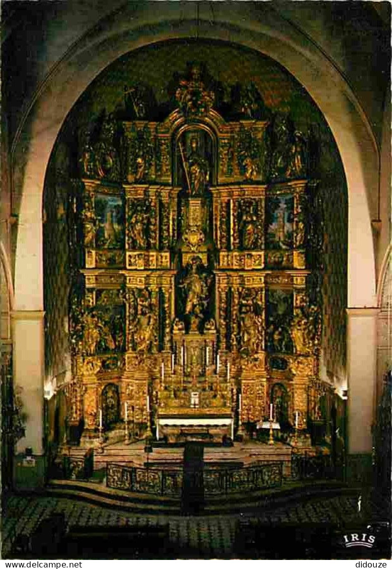 Art - Art Religieux - Collioure - Intérieur De L'Eglise - Le Maitre Autel - Le Rétable En Bois Doré - CPM - Voir Scans R - Pinturas, Vidrieras Y Estatuas