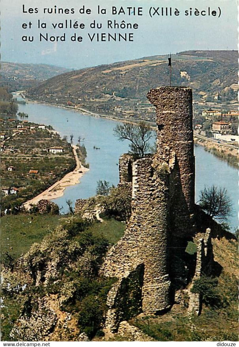 38 - Vienne Sur Le Rhone - Les Ruines Du Château Féodal De La Bâtie, Dominant La Vallée Du Rhône - Vieilles Pierres - Ca - Vienne