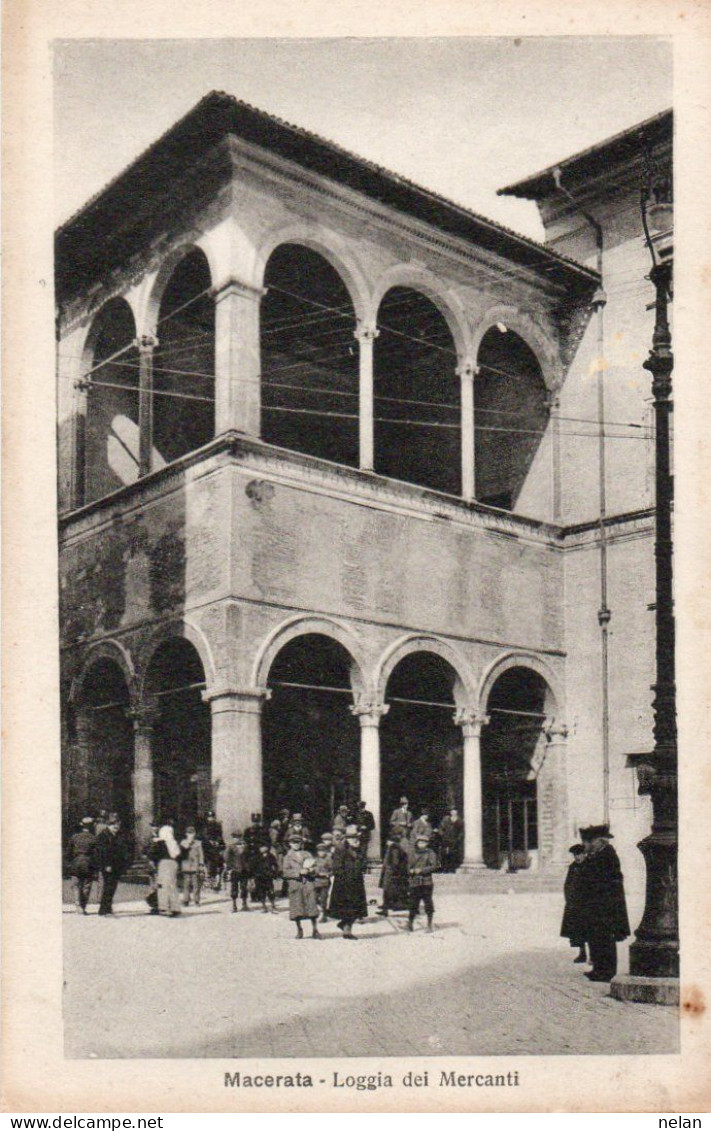 MACERATA - LOGGIA DEI MERCANTI - F.P. - Macerata