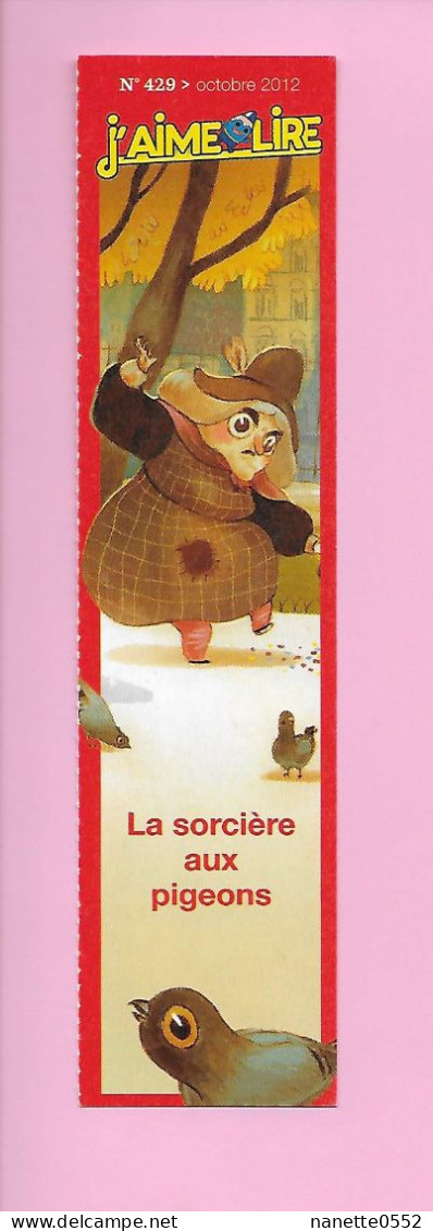 MP - J'aime Lire - La Sorcière Aux Pigeons - Bookmarks