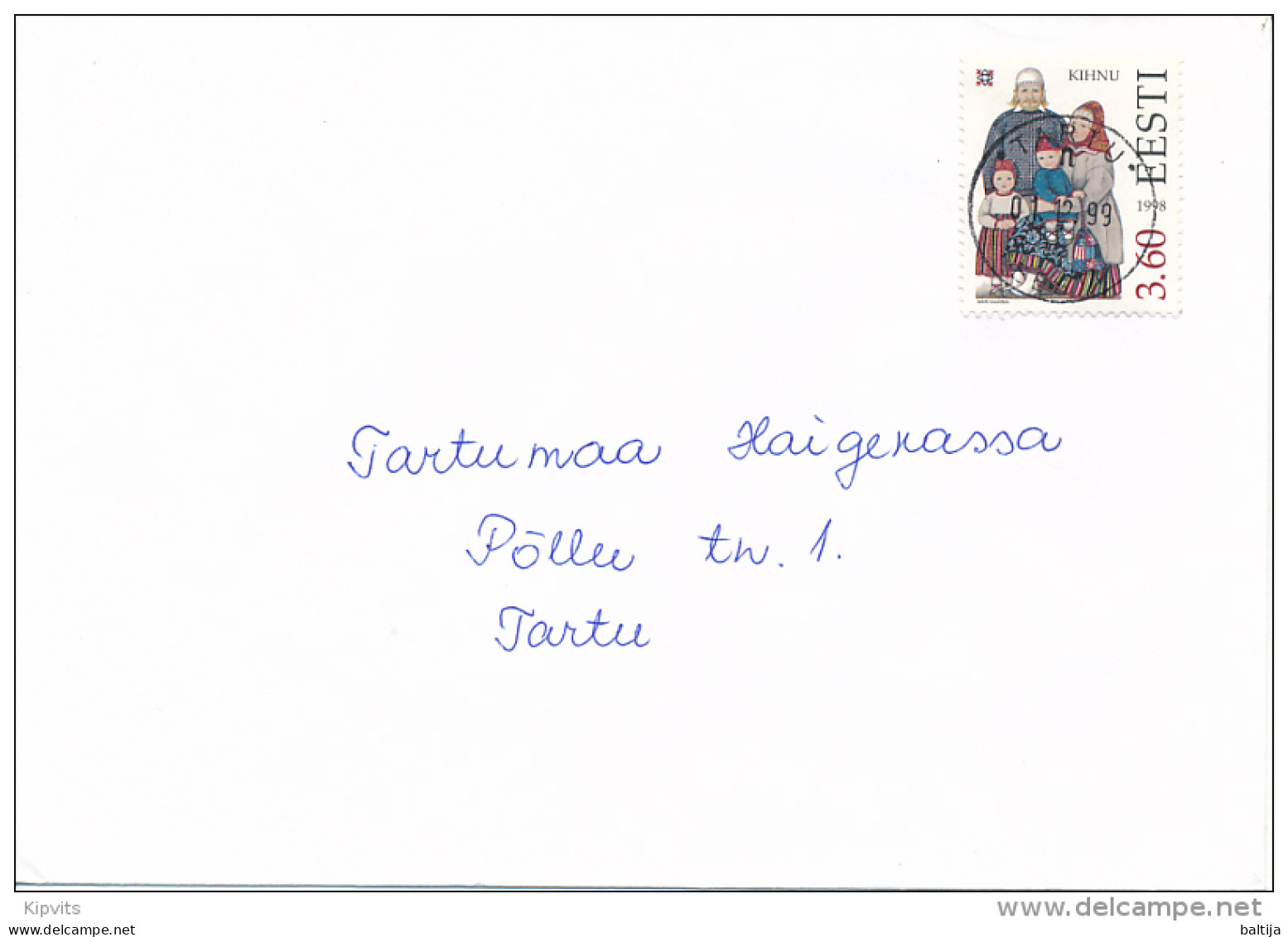 Mi 331 Solo Cover / Traditional Costumes Kihnu - 1 December 1999 Tartu - Estonie