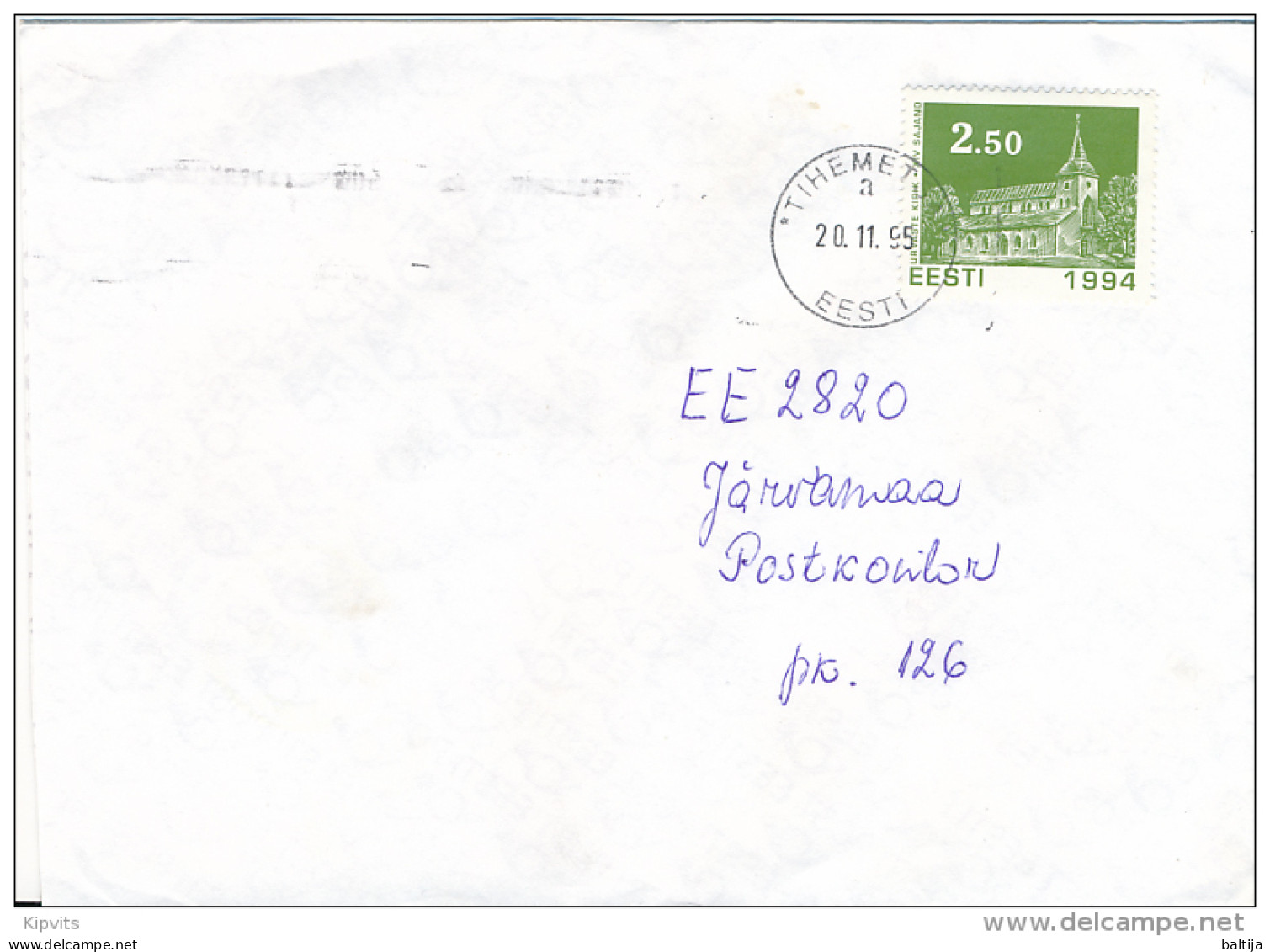 Mi 241 Solo Cover / Urvaste Church - 20 November 1995 Tihemetsa - Estonie