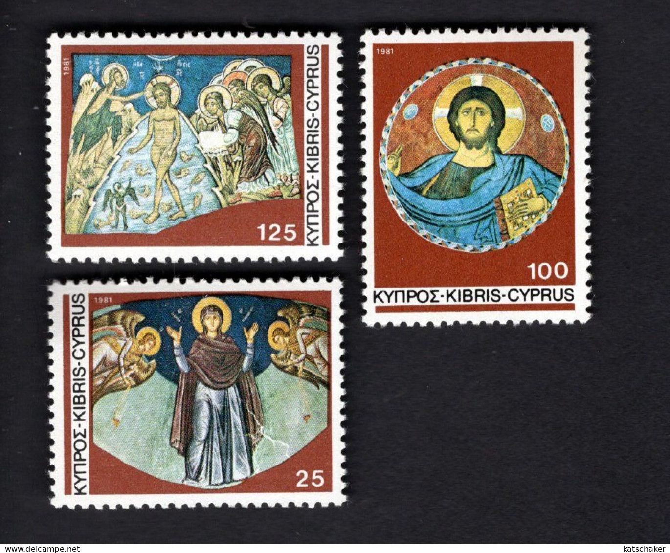 2024824979 1981 SCOTT 574 576 (XX) POSTFRIS MINT NEVER HINGED - CHRISTMAS - Unused Stamps