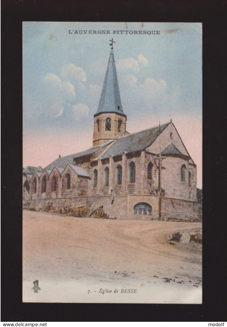 CPA - 63 - Eglise De Besse - Colorisée - Non Circulée - Besse Et Saint Anastaise