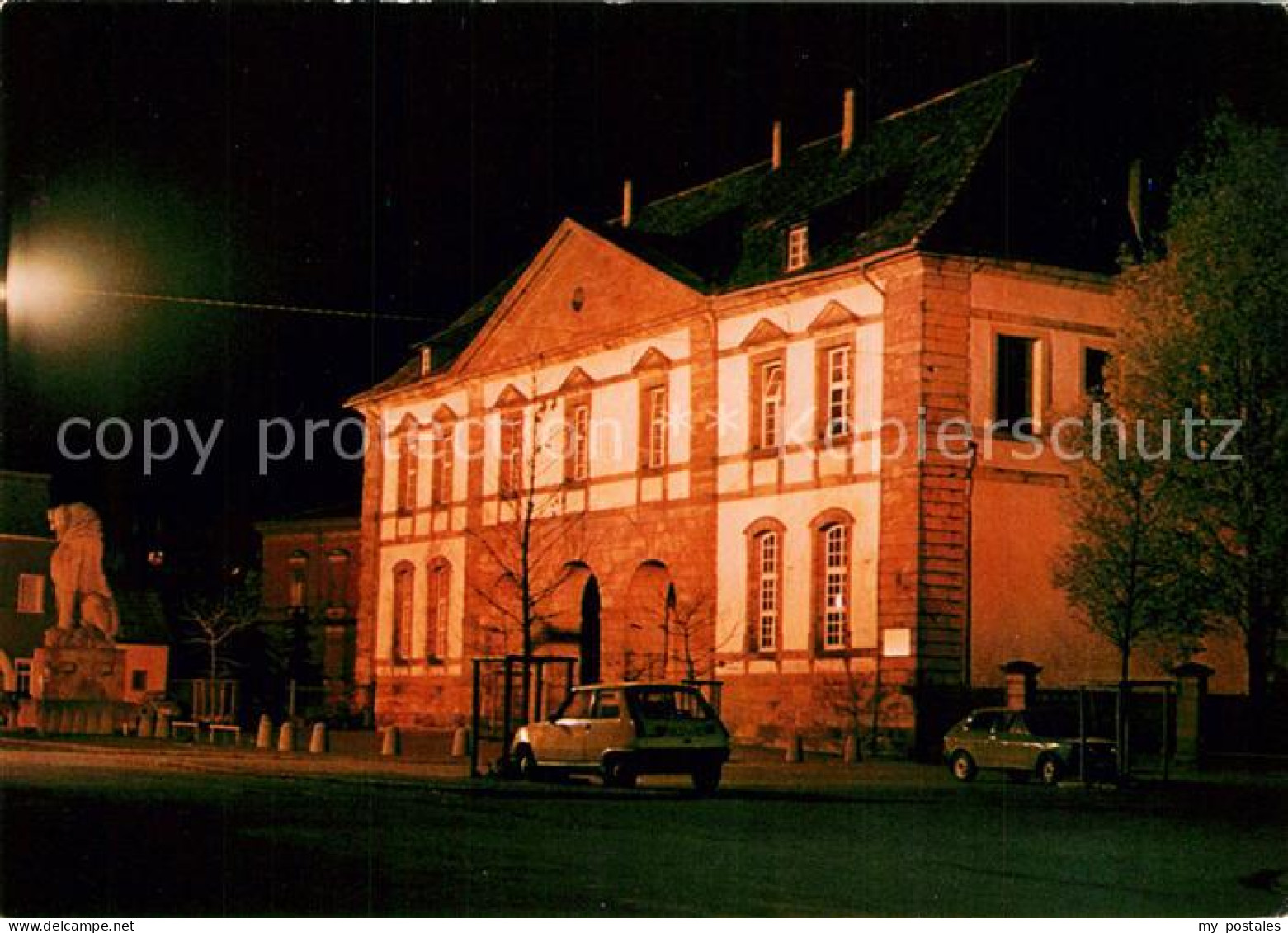 73257546 Landau Pfalz Deutsches Tor Denkmal Nachtaufnahme Landau Pfalz - Landau