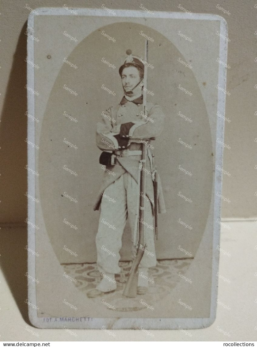 CDV Photo Italia Foto Marchetti Roma. Militare Militaire A Identifier. Vatican ? - Europa