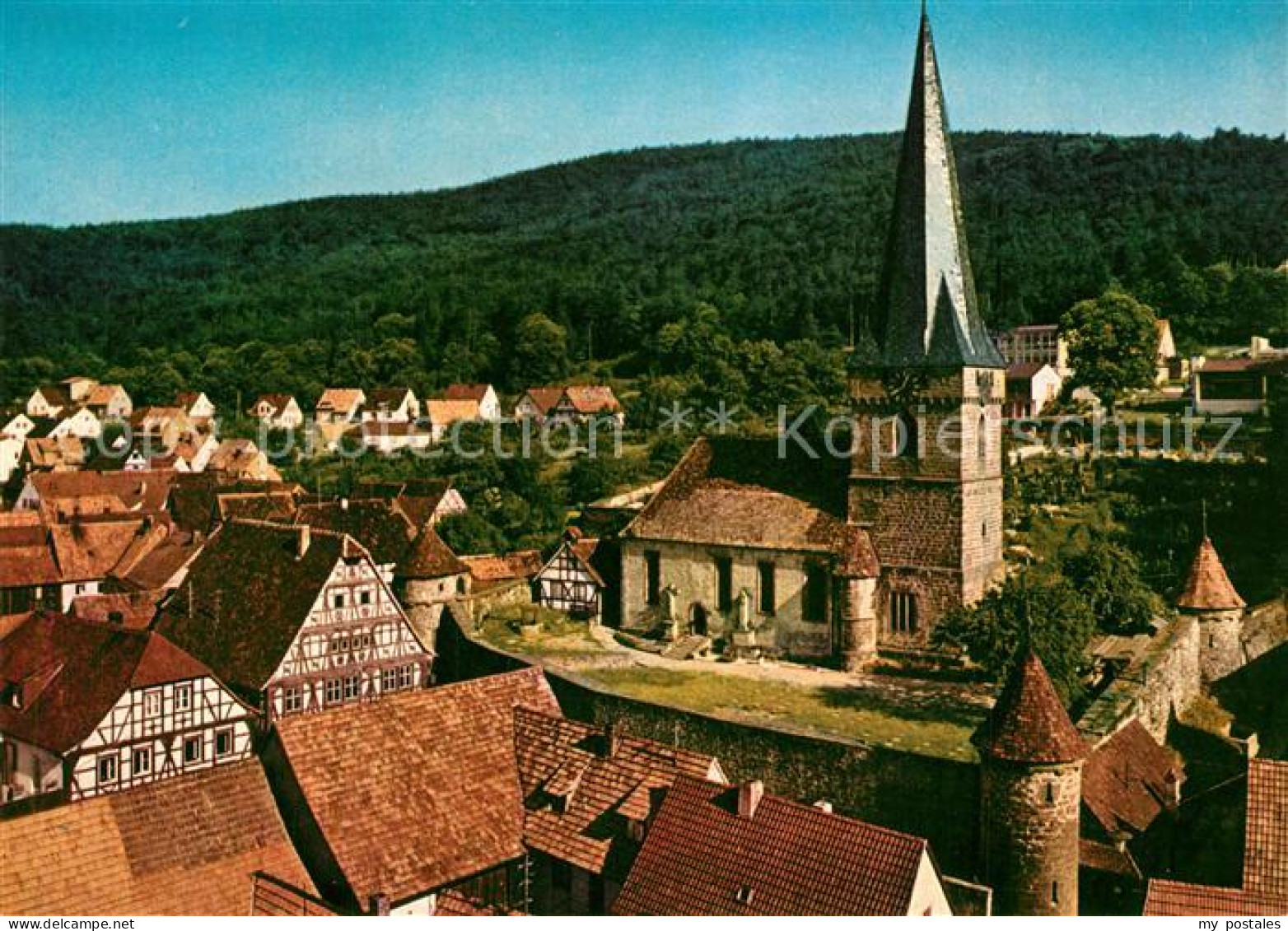 73257514 Doerrenbach Ortsansicht Mit Kirche Weinort Erholungsort Doerrenbach - Bad Bergzabern
