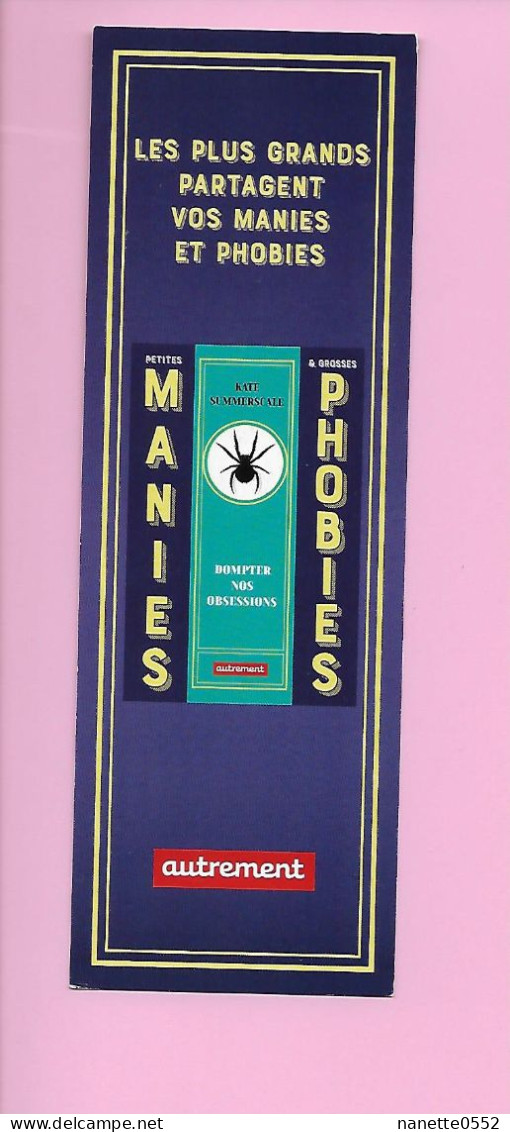 MP - Petites Manies & Grosses Phobies - Ed. Autrement - Marque-Pages