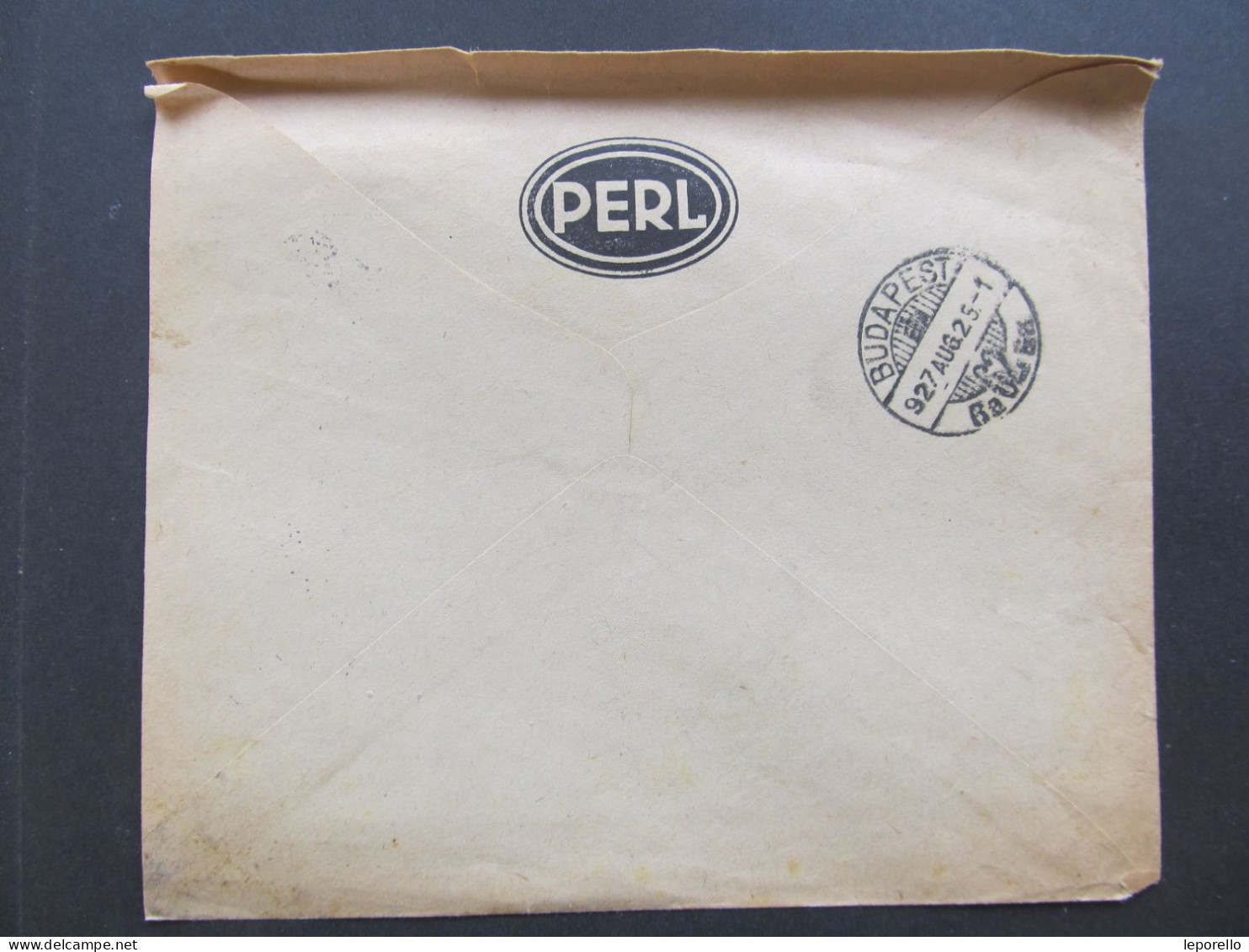 BRIEF Wien - Budapest 1927 Auto Automobilfabrik Perl  // D*59506 - Briefe U. Dokumente