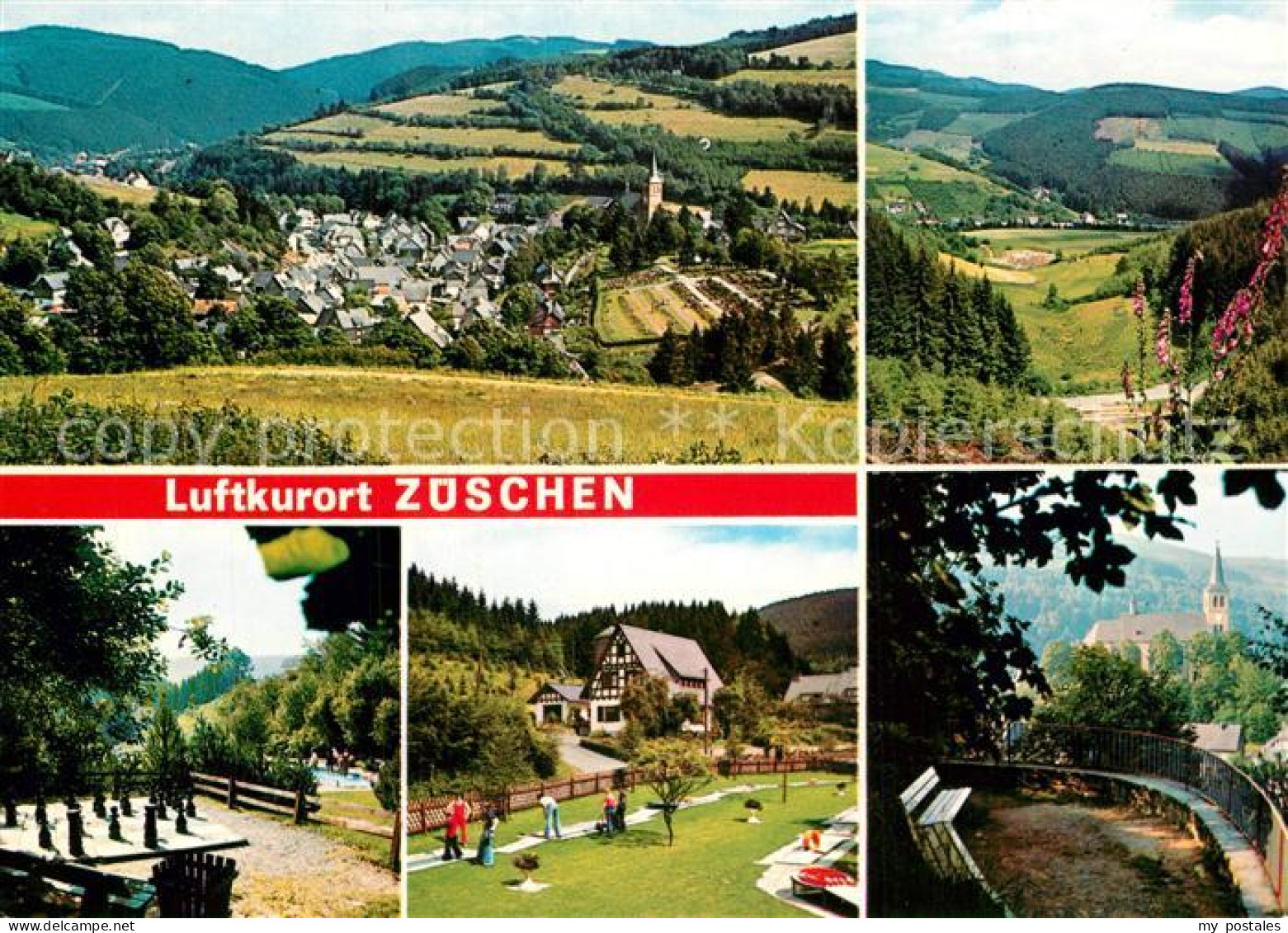 73257368 Zueschen Sauerland Gesamtansicht Landschaftspanorama Bodenschach Minigo - Winterberg