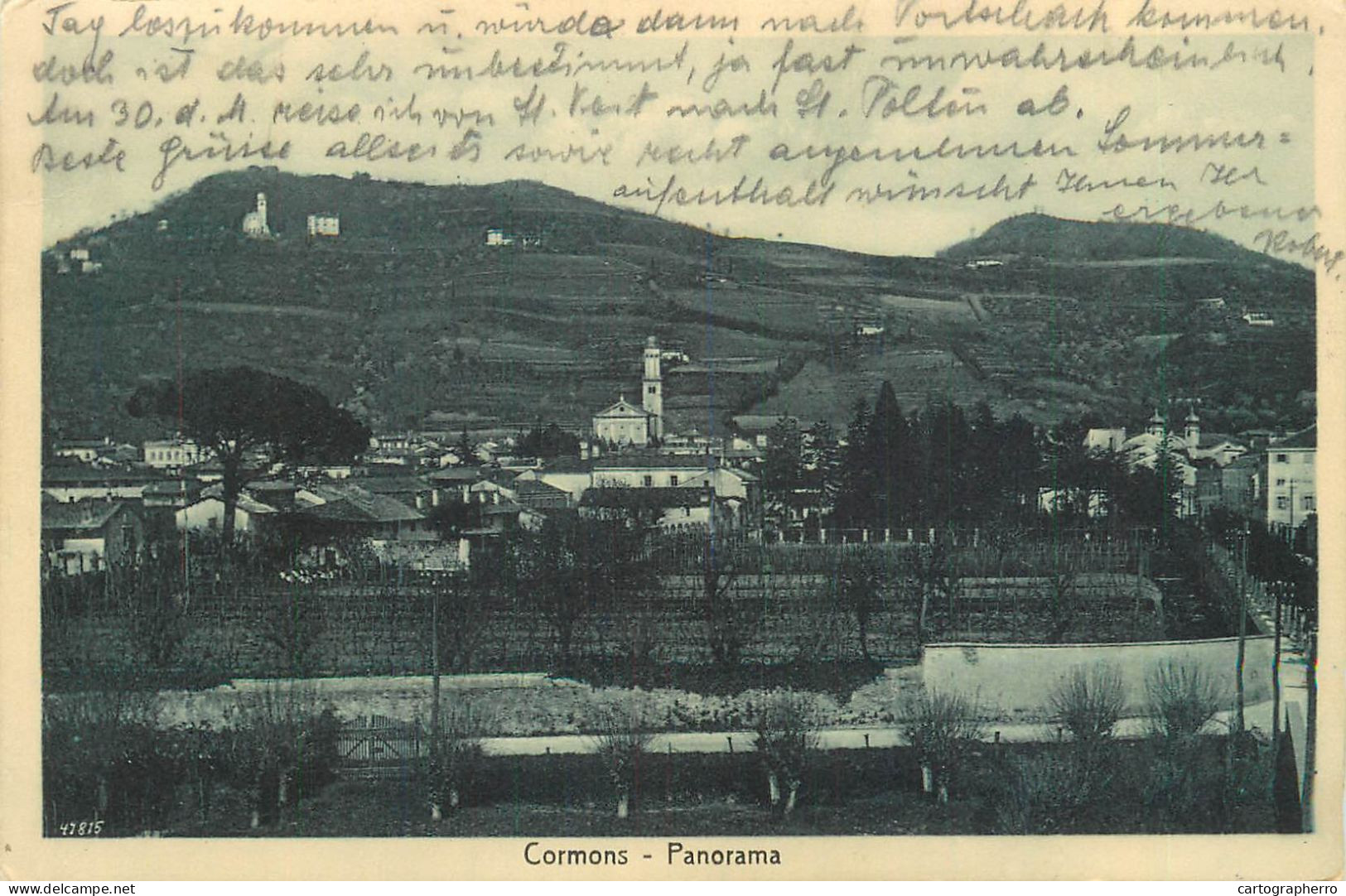 Italy Postcard Cormons - Andere & Zonder Classificatie