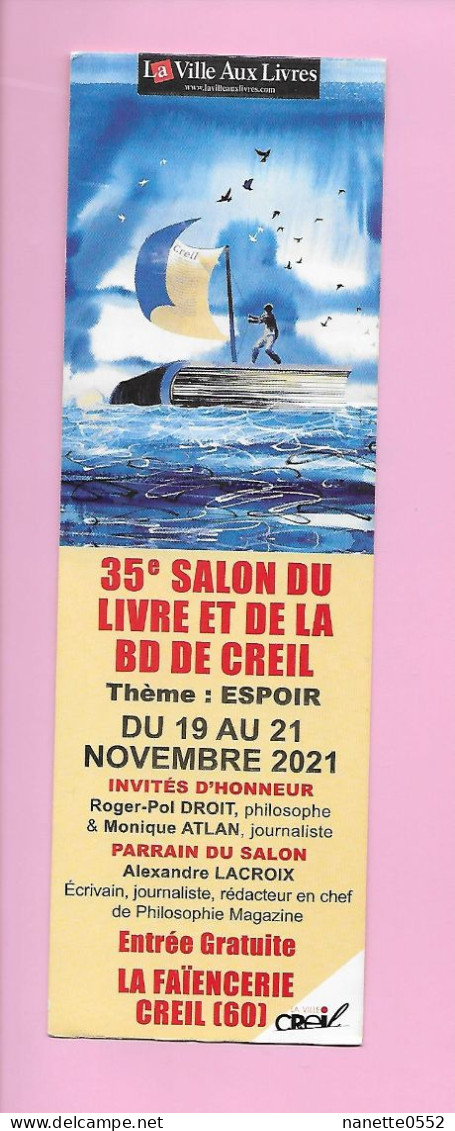 MP - 35e Salon Du Livre Et De La BD De Creil - 2021 - Bookmarks
