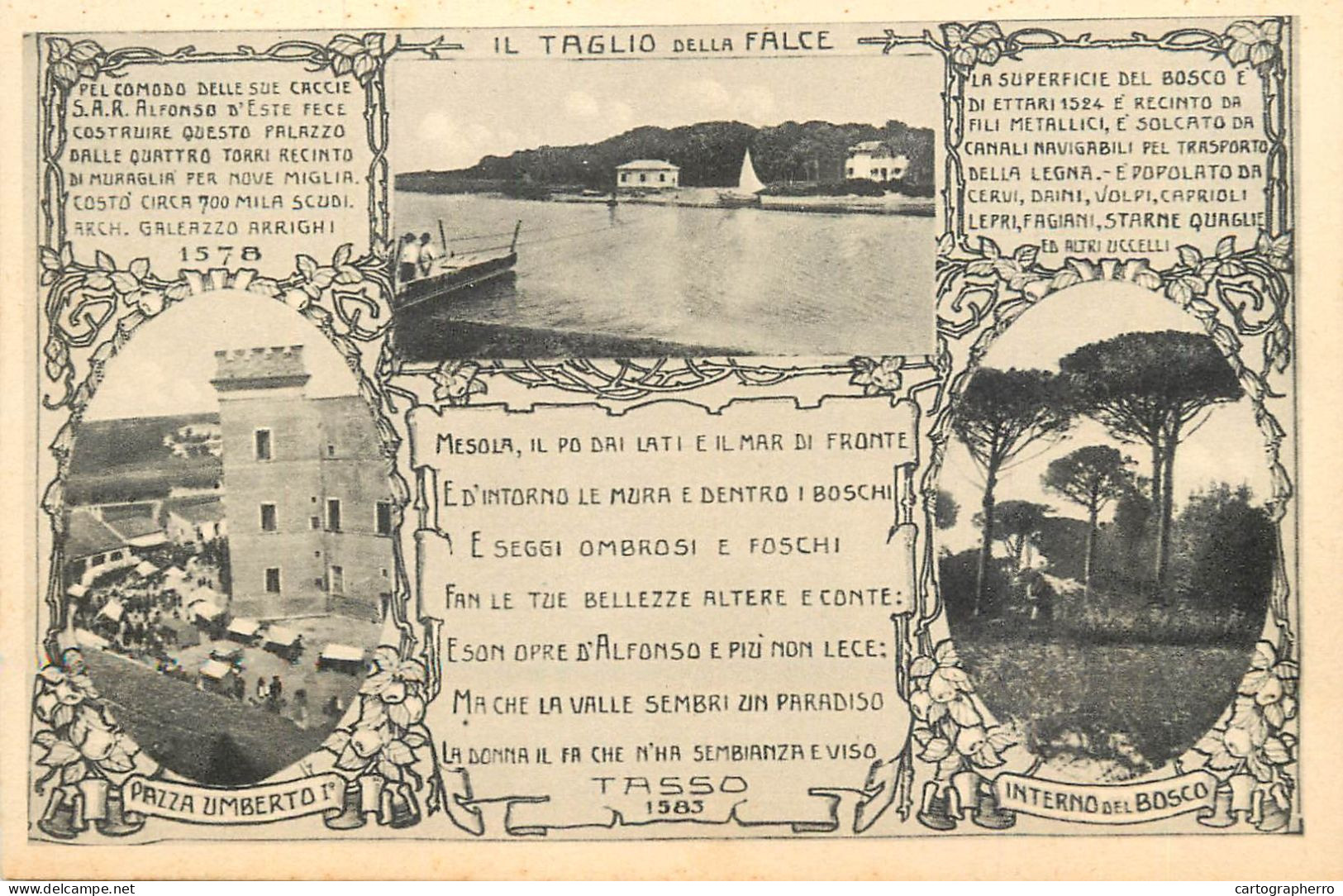 Italy Postcard Il Taglio Della Falce - Other & Unclassified