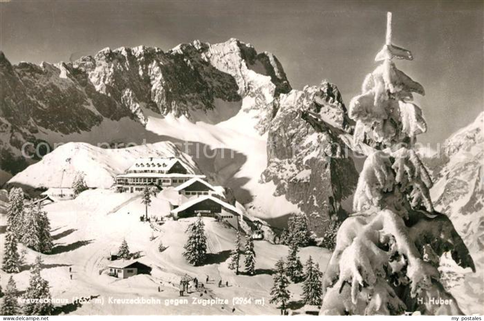 73256613 Garmisch-Partenkirchen Kreuzeckhaus Kreuzeckbahn Zugspitze Garmisch-Par - Garmisch-Partenkirchen