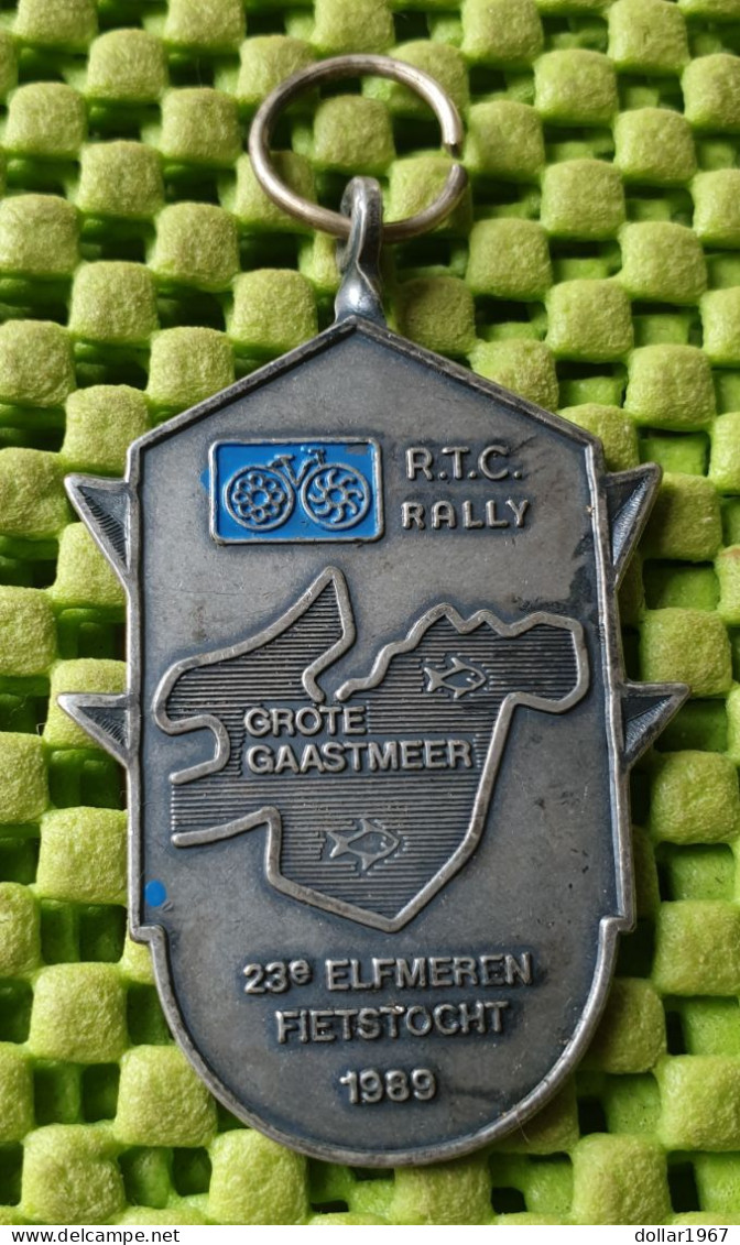 Medaile   :  R.T.C Rally , Grote Gaastmeer - Elfmeren 1989  -  Original Foto  !!  Medallion  Dutch - Sonstige & Ohne Zuordnung