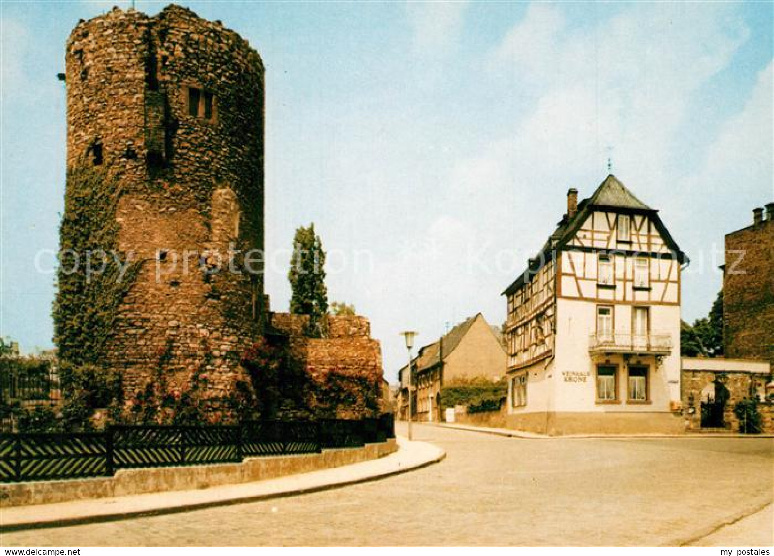 73256534 Eltville Rhein Romantik Einer Kleinen Stadt Ruine Turm Stadtmauer Eltvi - Eltville