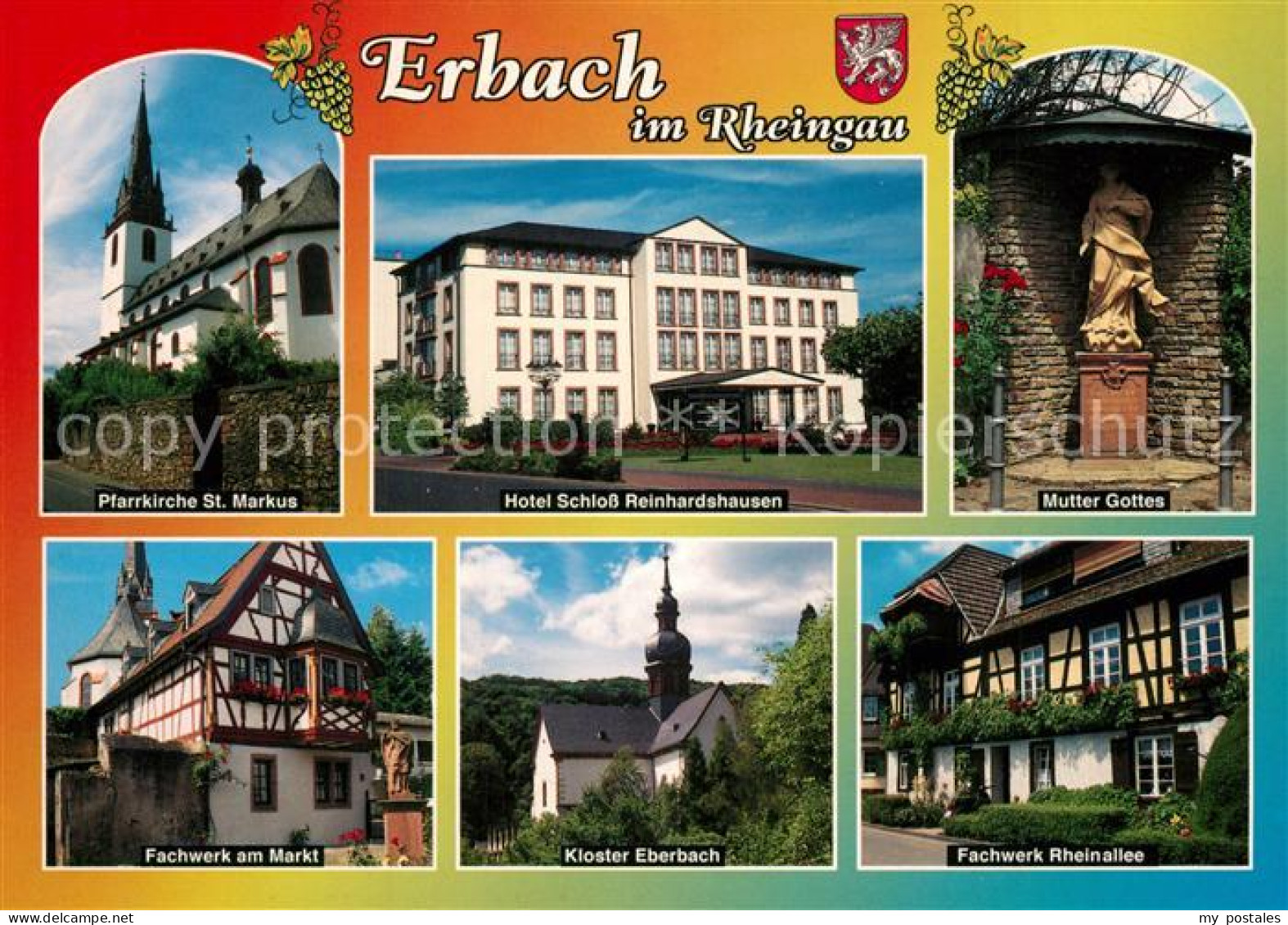 73256519 Erbach Rheingau Pfarrkirche St Markus Hotel Schloss Reinhardshausen Mut - Eltville