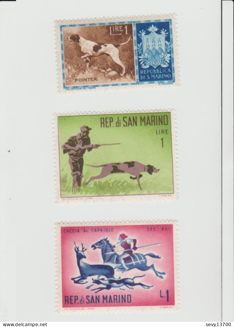 San Marino, Saint Marin - Lot 10 Timbres Neufs - Chasse - Signe Astrologique - Dessin Animé - Other & Unclassified