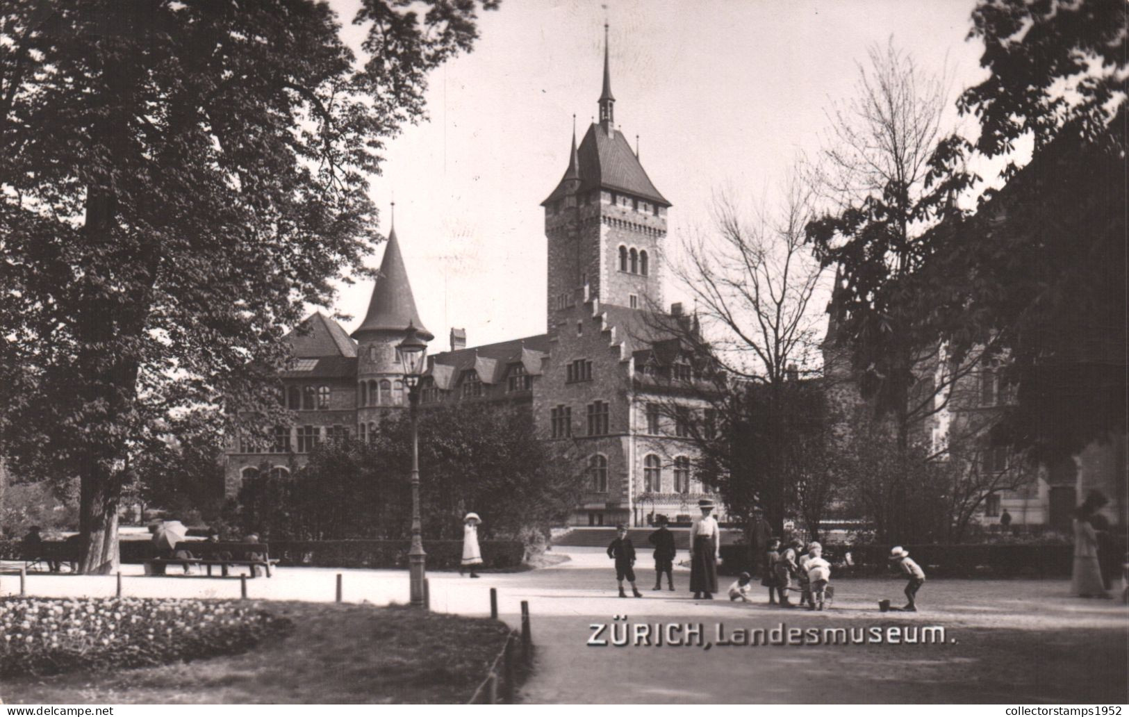 ZURICH, MUSEUM, ARCHITECTURE, PARK, SWITZERLAND, POSTCARD - Zürich