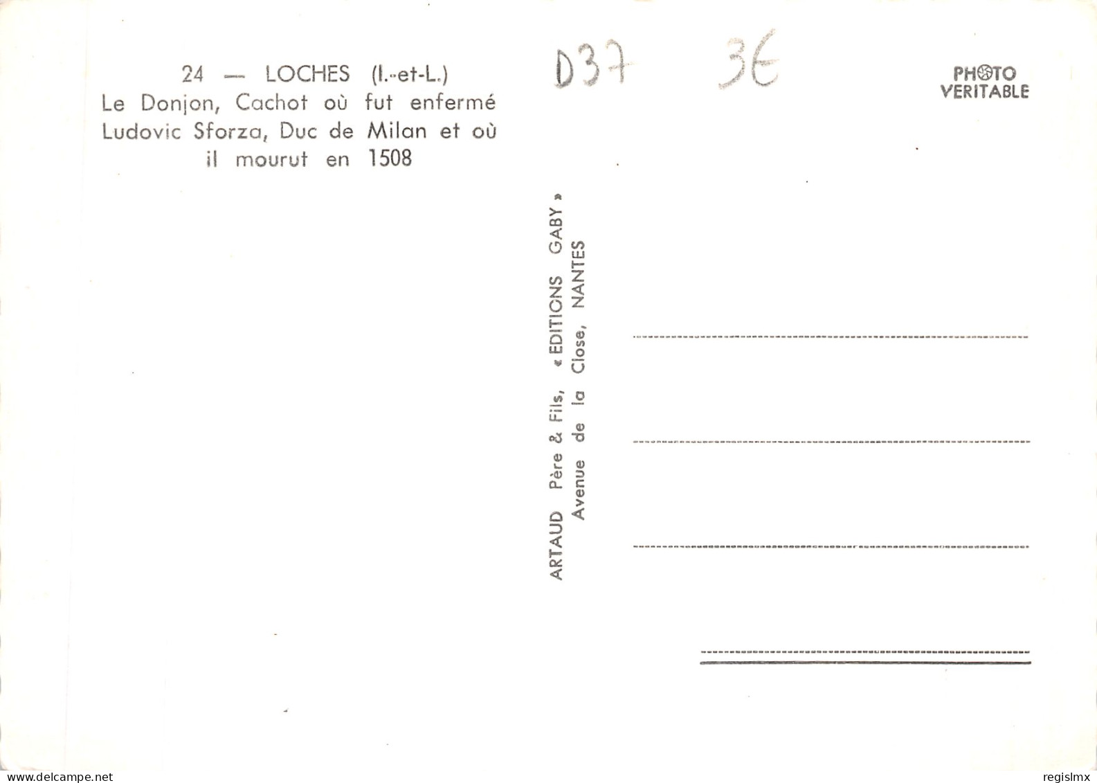 37-LOCHES-N°T1081-F/0081 - Loches