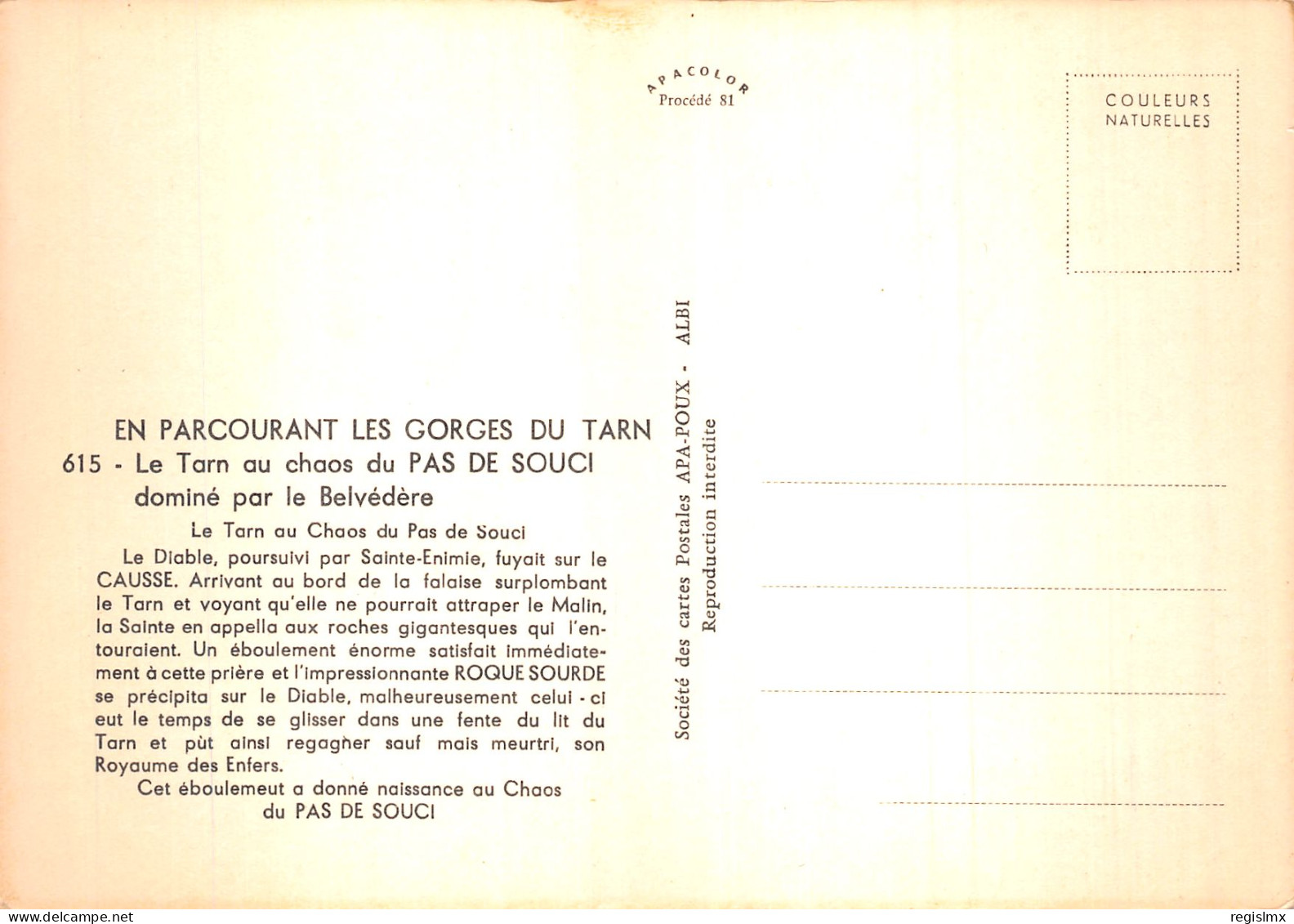 48-LE PAS DE SOUCI LE TARN-N°T1081-D/0361 - Other & Unclassified
