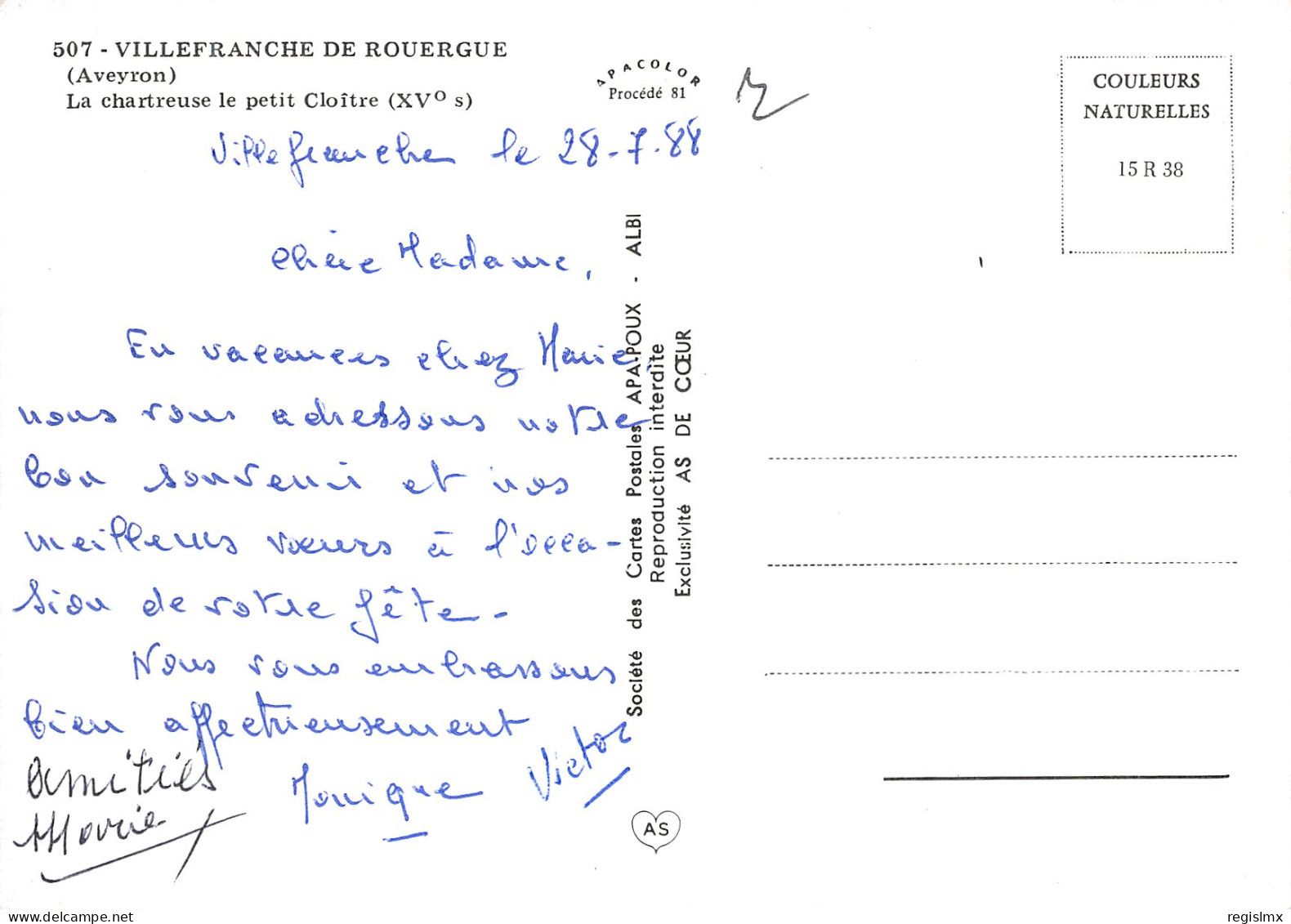 12-VILLEFRANCHE DE ROUERGUE-N°T1082-F/0093 - Villefranche De Rouergue