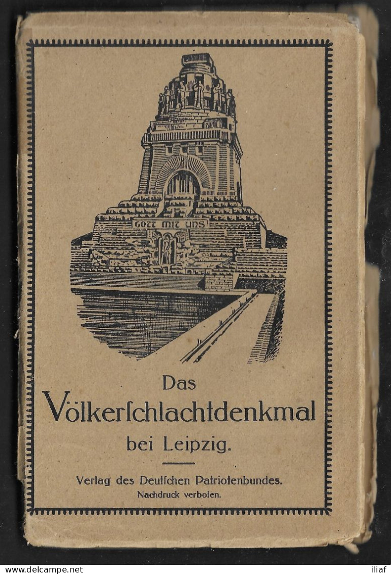 Germany. Das Völkerschlachtdenkmal Bei Leipzig.  13 Illustrated View Postcards. - Leipzig