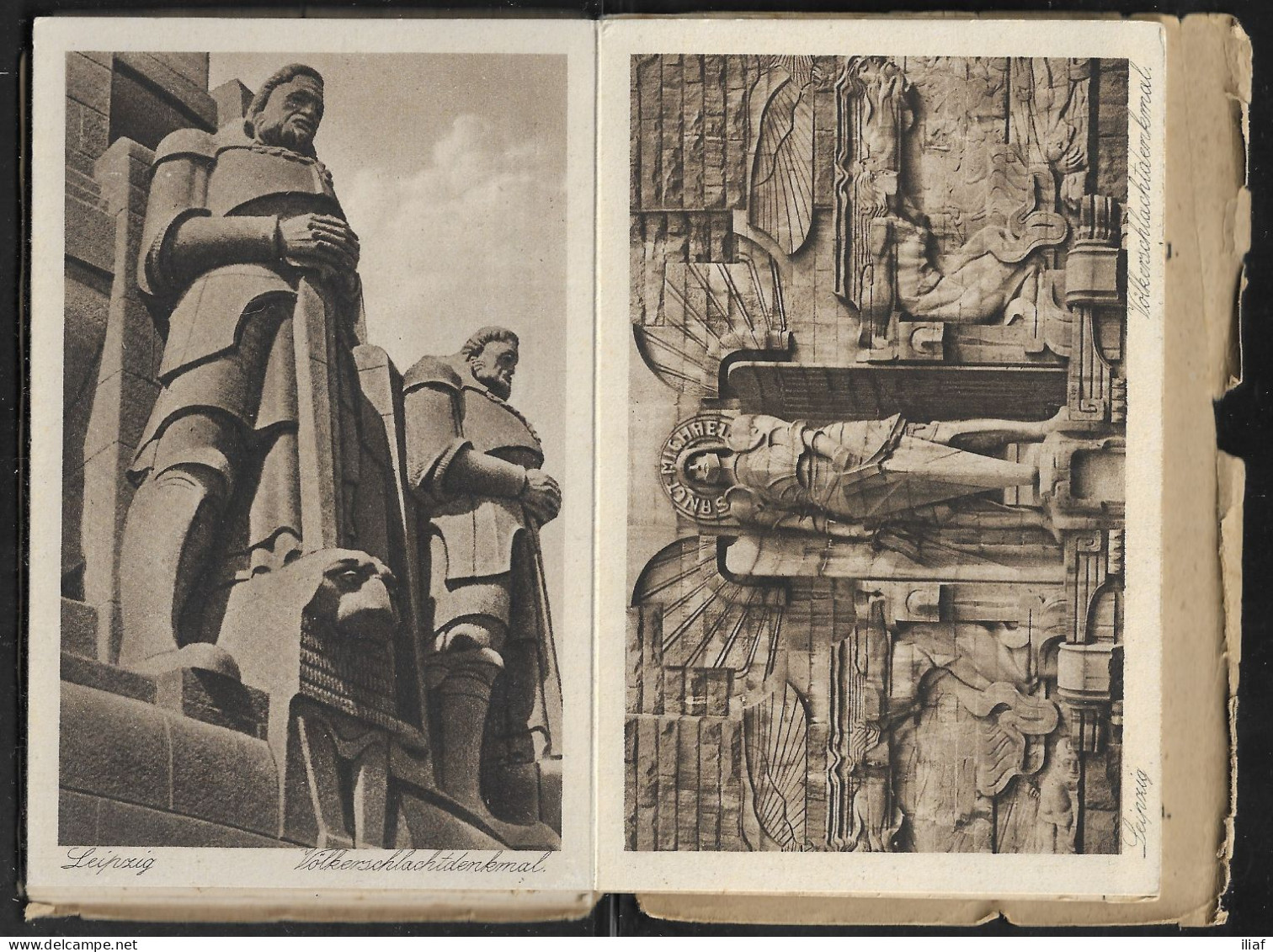 Germany. Das Völkerschlachtdenkmal bei Leipzig.  13 Illustrated View Postcards.