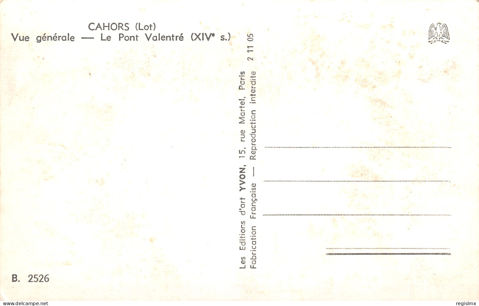 46-CAHORS-N°T2500-D/0095 - Cahors