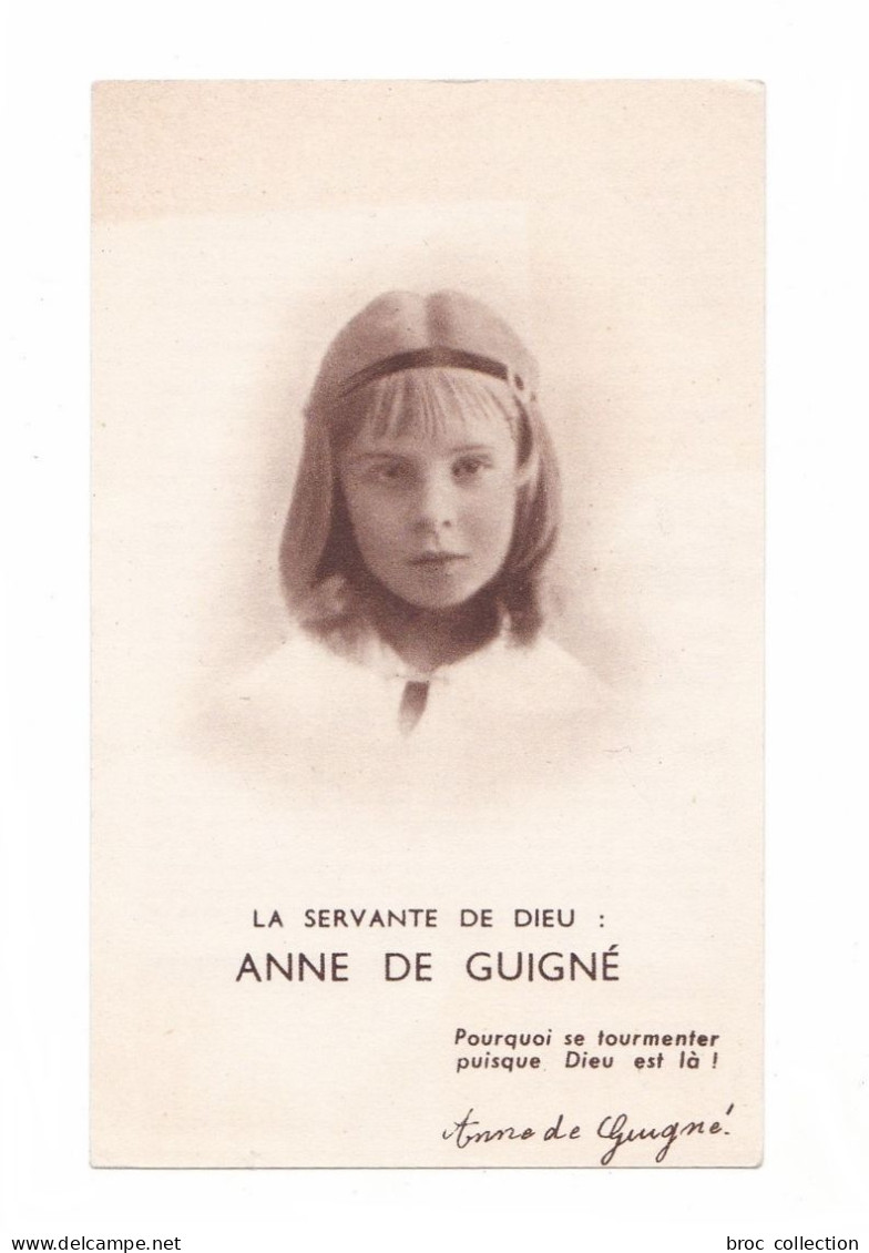 Anne De Guigné, Neuvaine Pour Obtenir Sa Glorification (Annecy-le-Vieux, Cannes) - Devotion Images