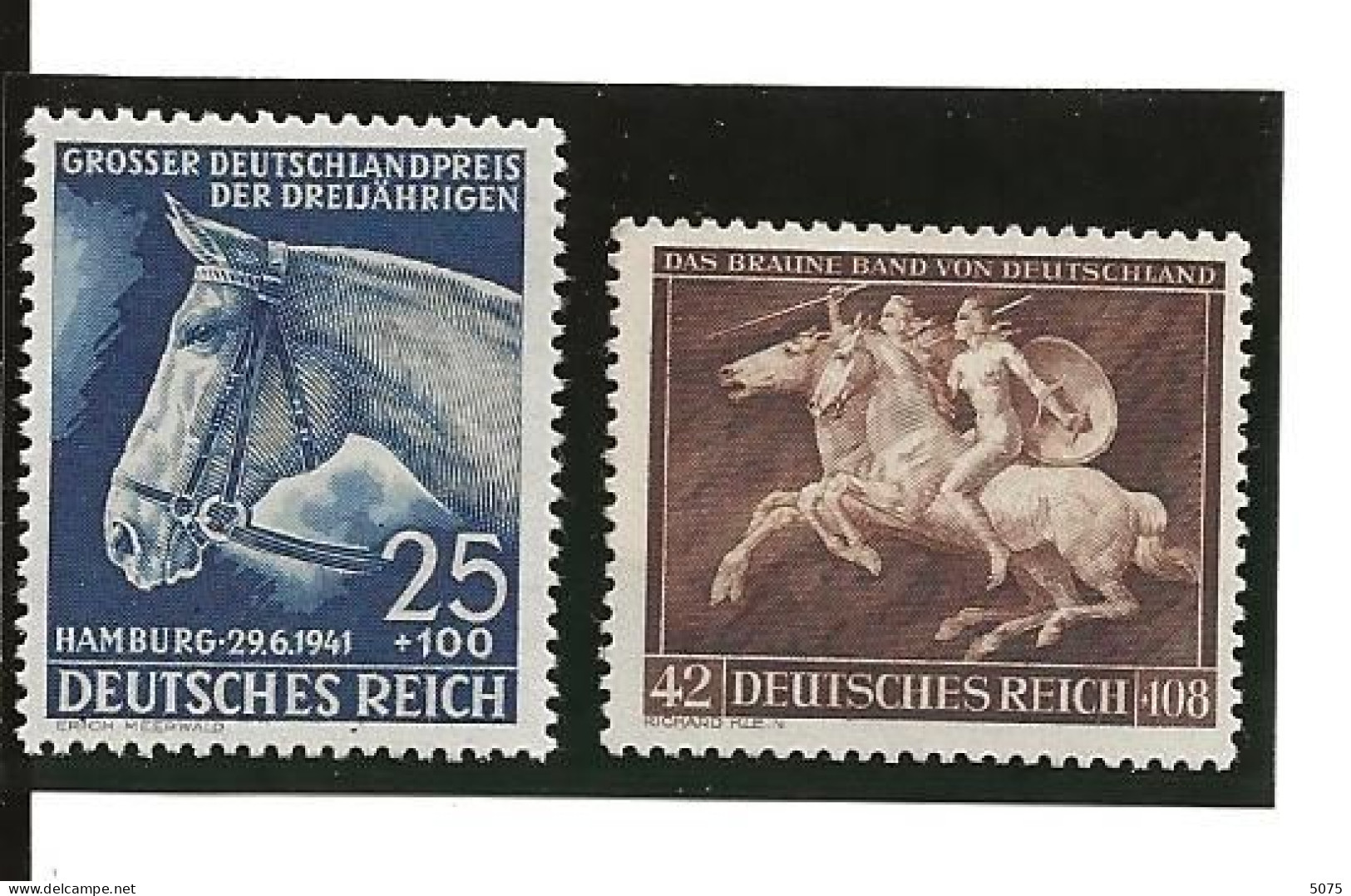 1941 Yv 703 * + 704** - Unused Stamps