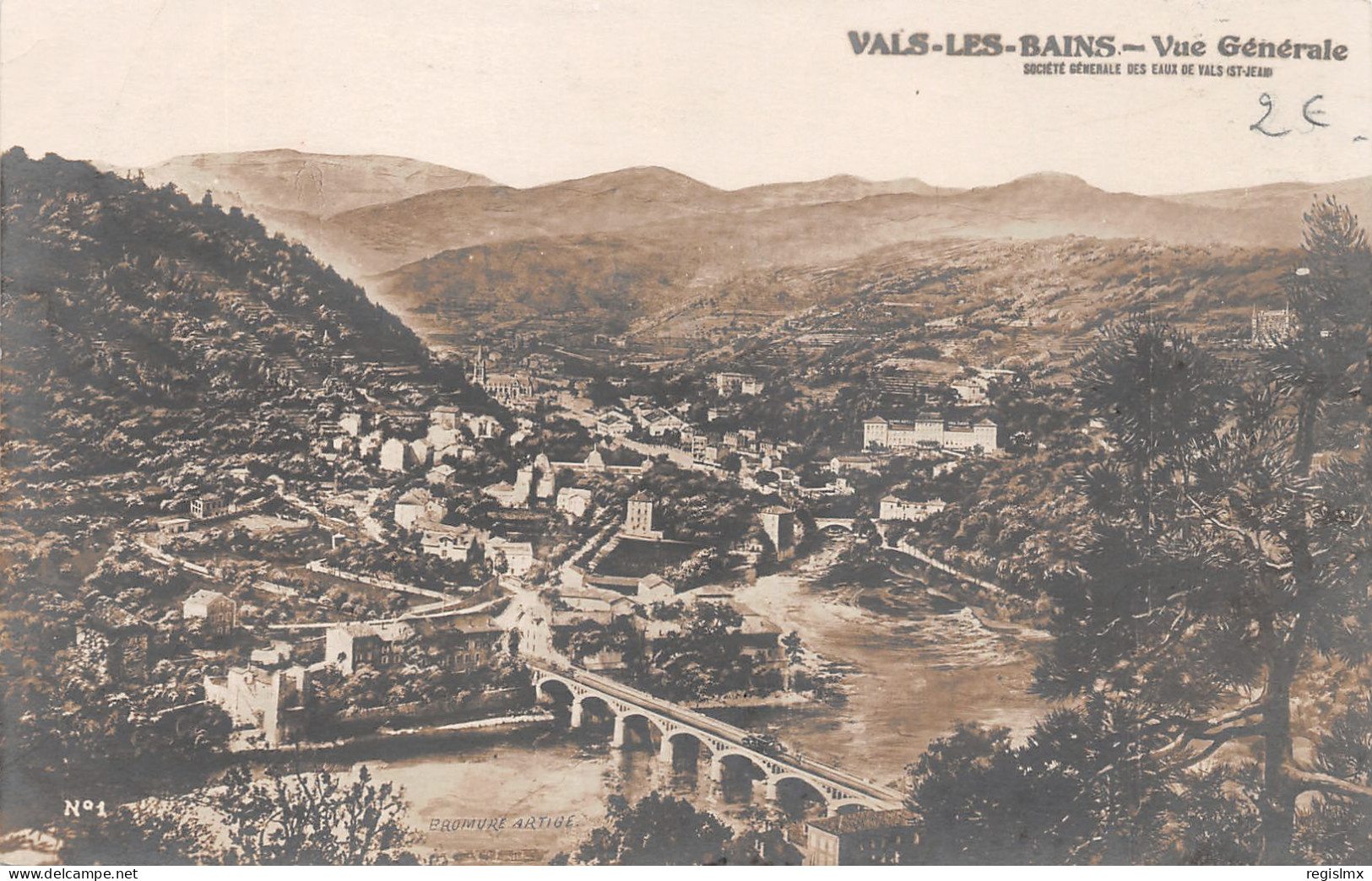 07-VALS LES BAINS-N°T2501-C/0117 - Vals Les Bains