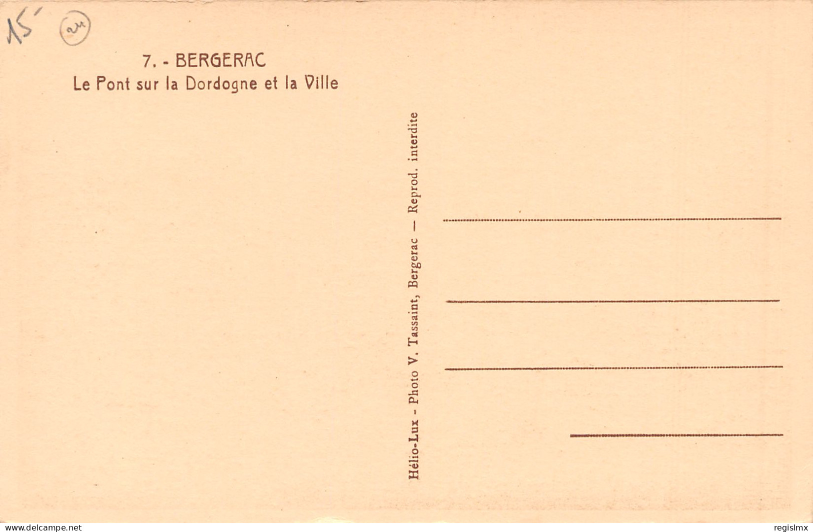 24-BERGERAC-N°T2501-B/0293 - Bergerac