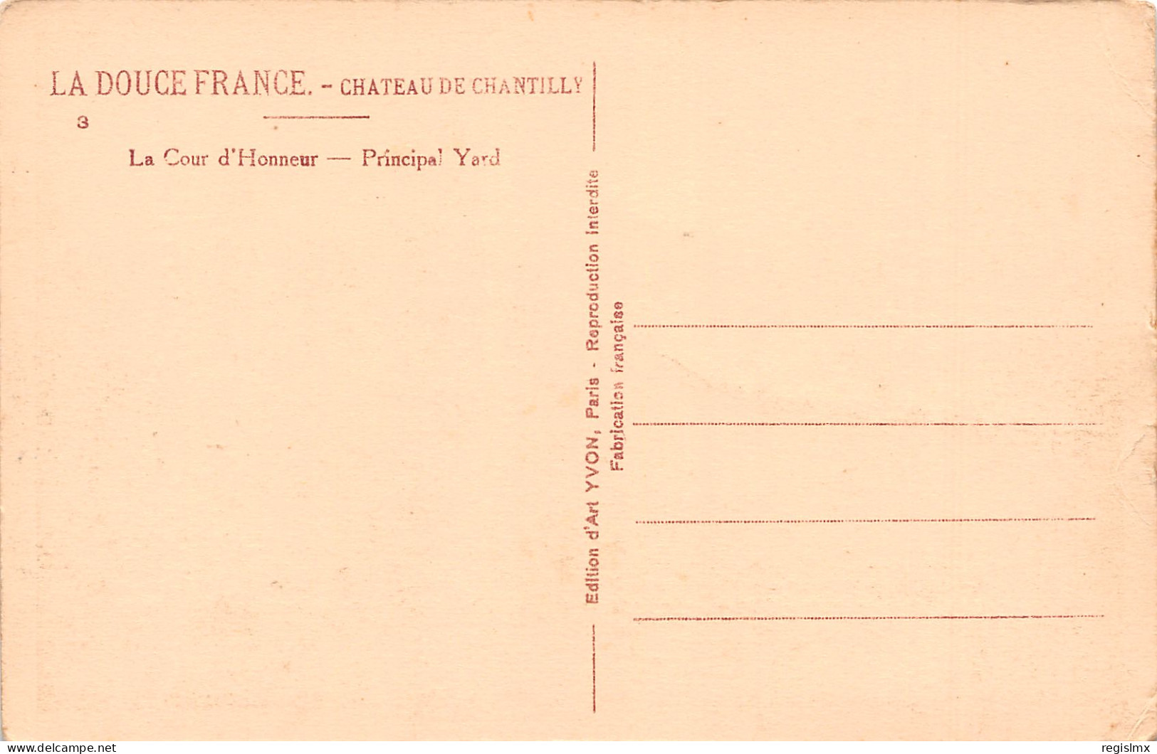 60-CHANTILLY-N°T2501-E/0325 - Chantilly