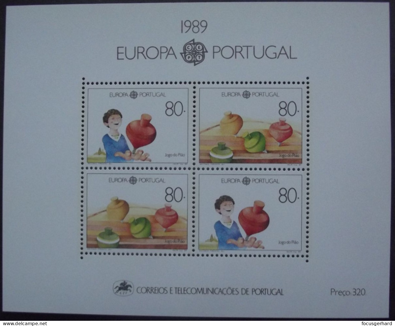 Portugal      Cept   Europa   Kinderspiele    1989     ** - 1989