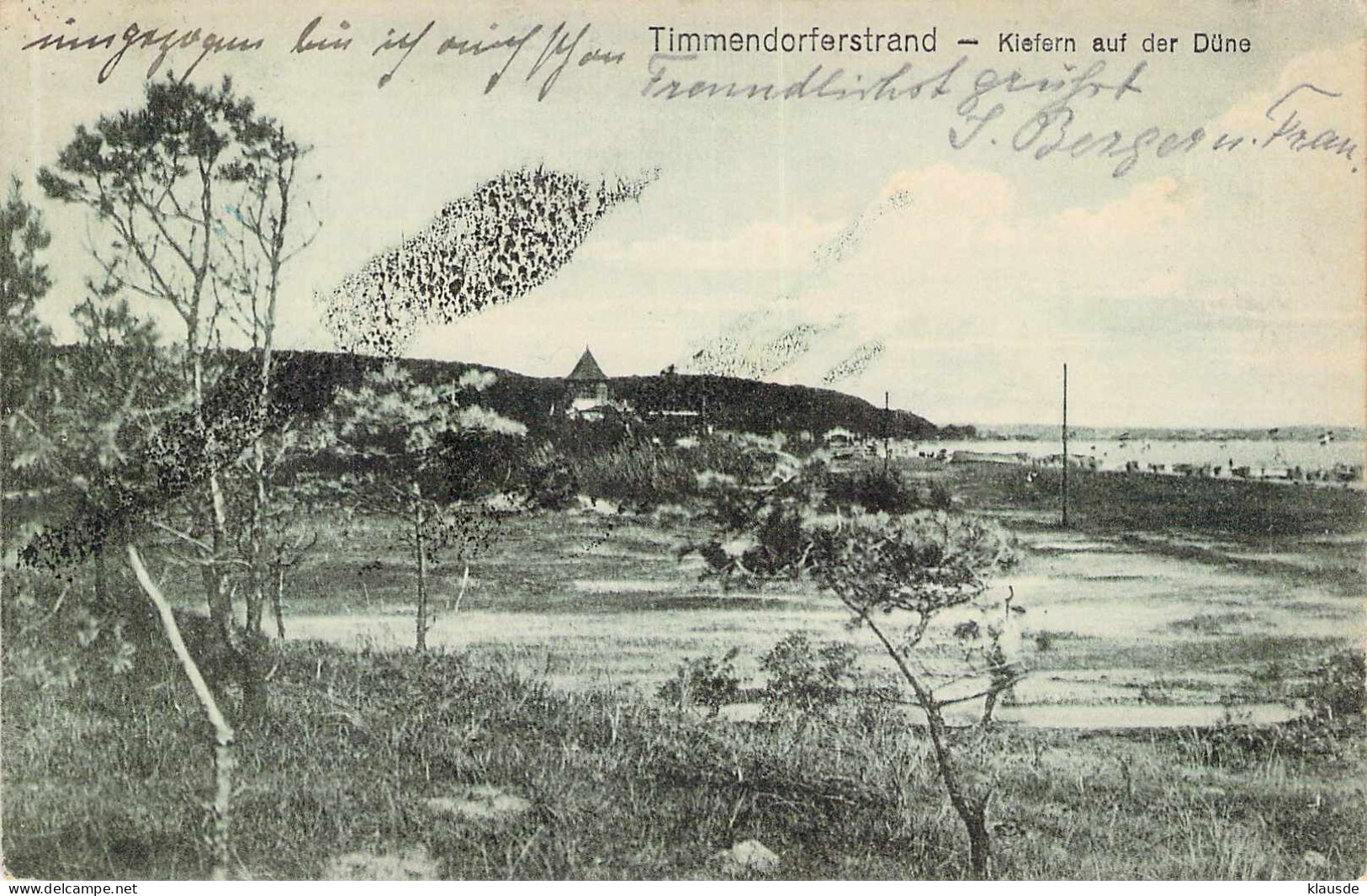 Timmendorferstrand - Kiefern Auf Der Bühne Gel.1919 - Timmendorfer Strand