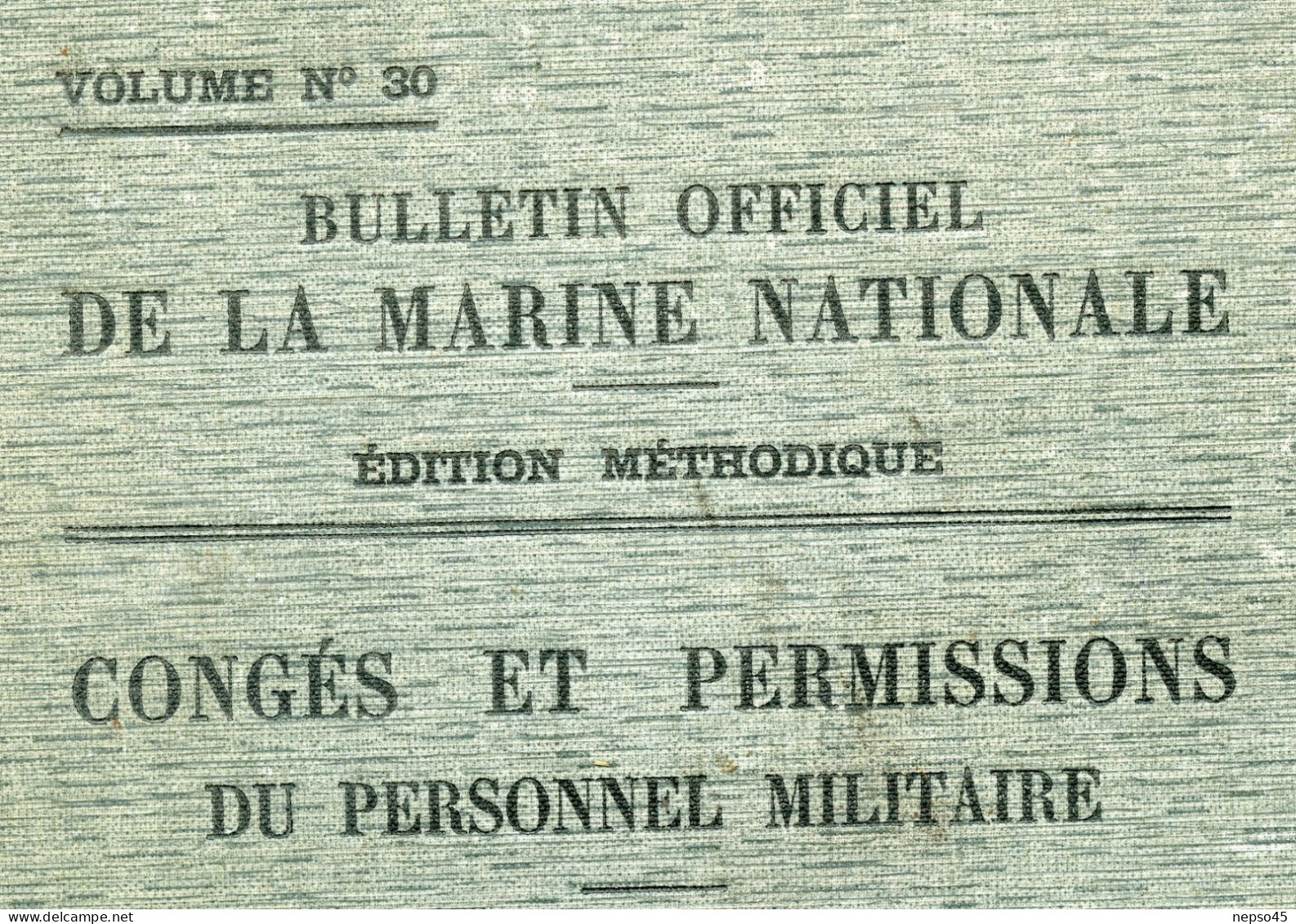 Marine Nationale.Congés Et Permissions Personnel Militaire.base D'aéronautique Navale De Karouba.Tunisie. - Frans