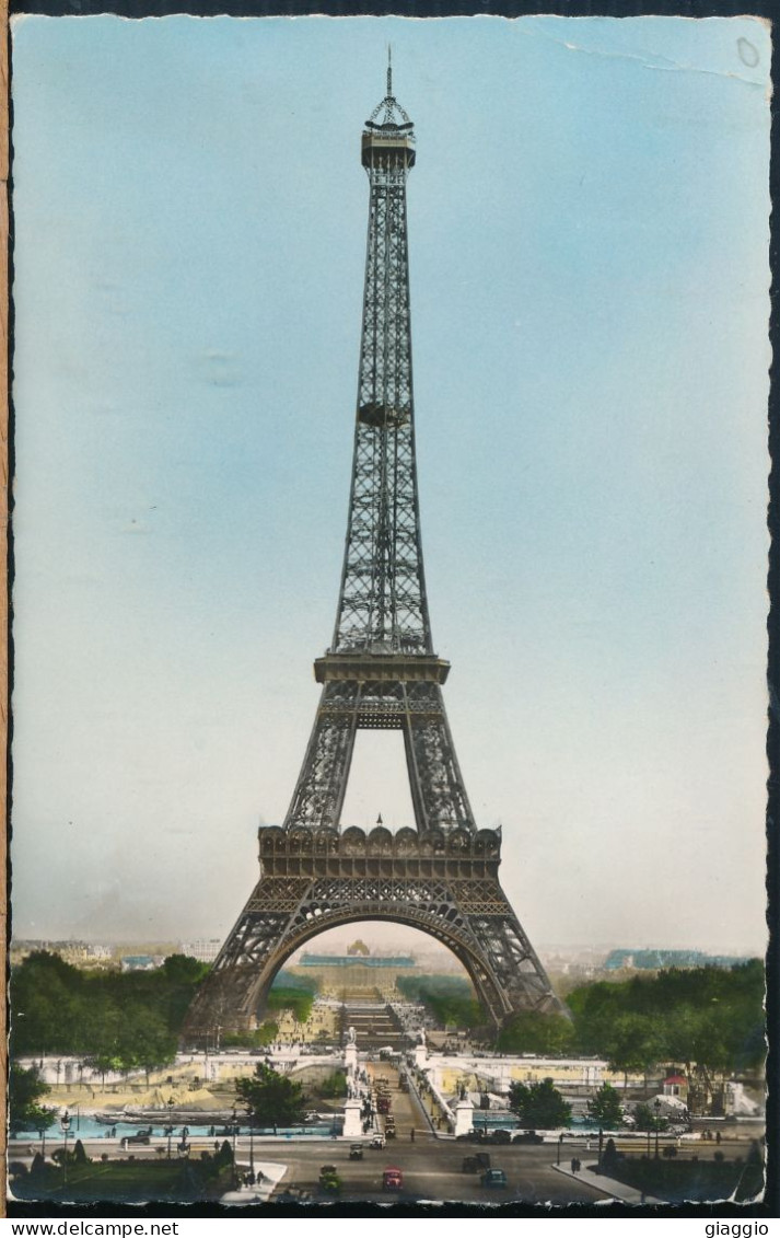 °°° 30872 - FRANCE - 75 - PARIS - LA TOUR EIFFEL - 1960 With Stamps °°° - Eiffeltoren