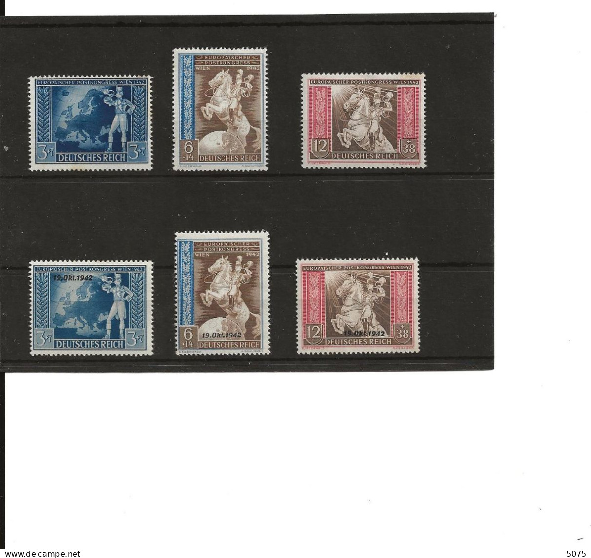 1942 Yv 744-746C **neufs - Unused Stamps