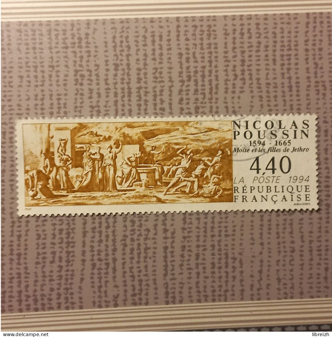 Nicolas Poussin  N° 2896  Année 1994 - Gebruikt