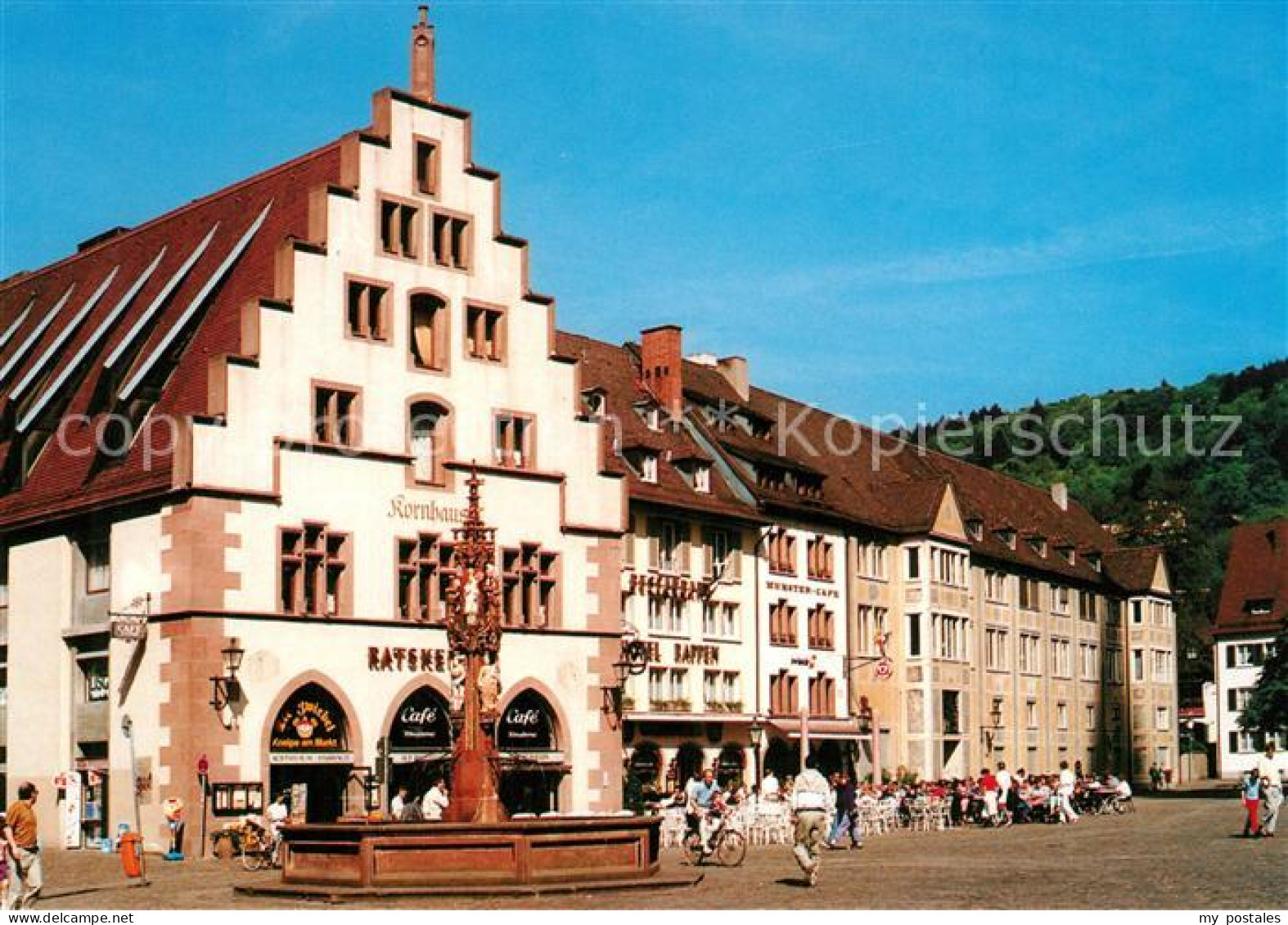 73255161 Freiburg Breisgau Muensterplatz Kornhaus Mit Fischbrunnen Freiburg Brei - Freiburg I. Br.