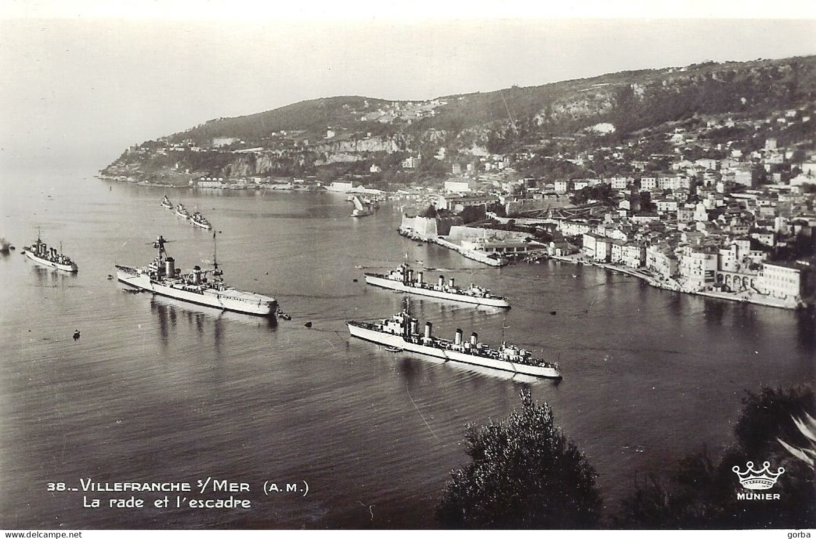 *CPA  - 06 - VILLEFRANCHE SUR MER - La Rade Et L'Escadre - Villefranche-sur-Mer