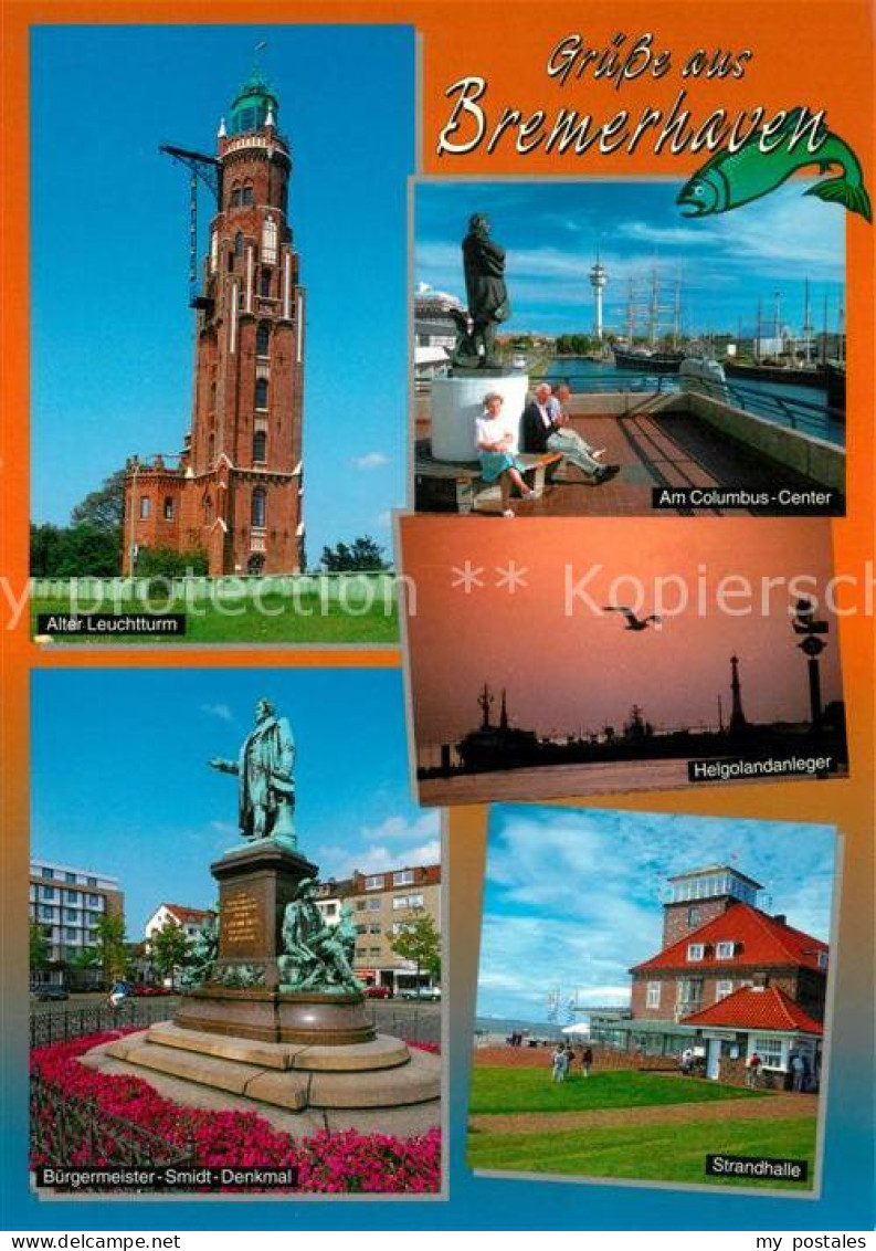 73255129 Bremerhaven Alter Leuchtturm Columbus Center Helgolandanleger Strandhal - Bremerhaven