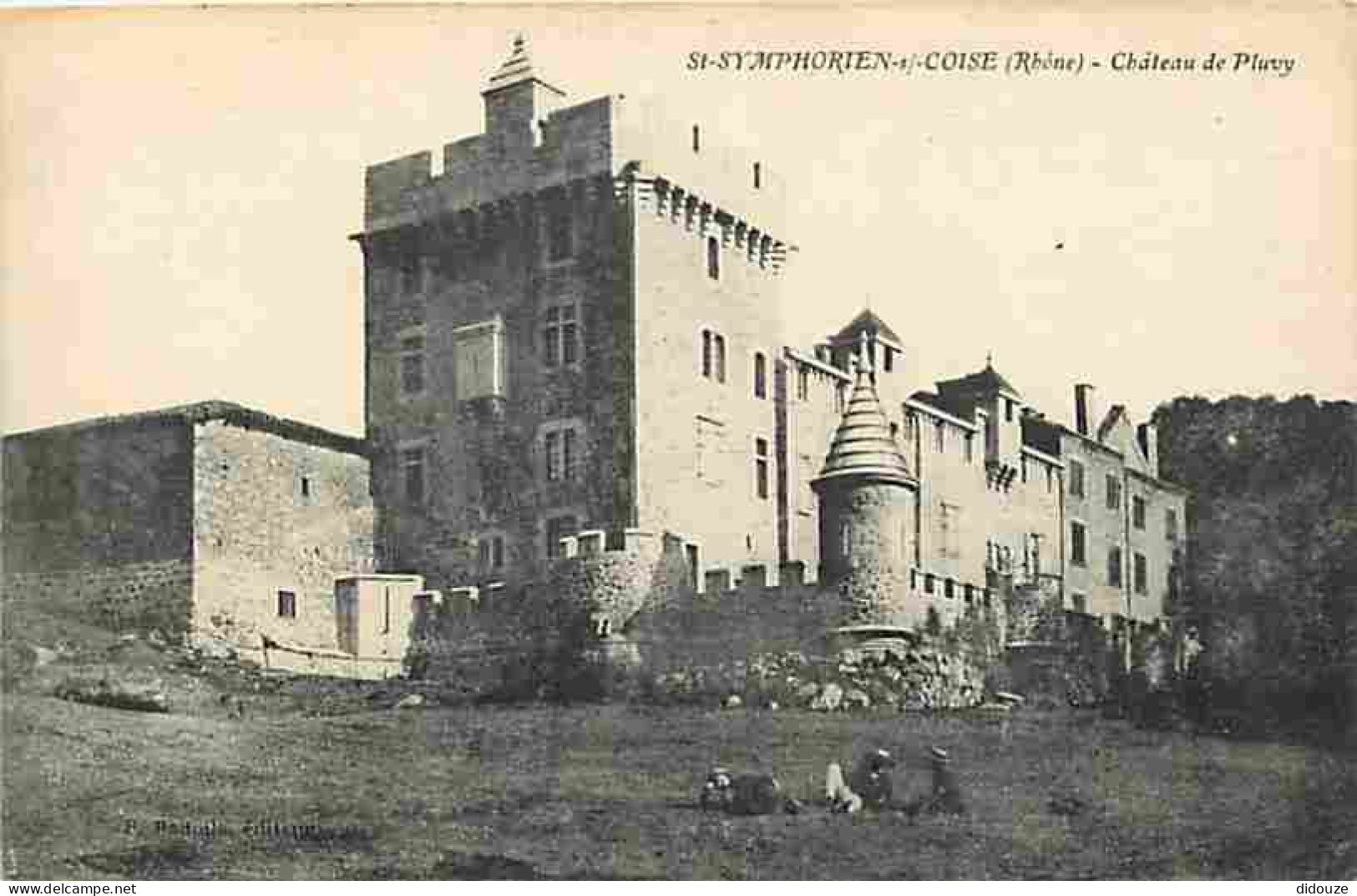 69 - Saint Symphorien Sur Coise - Château De Pluvy - Animée - Carte Neuve - CPA - Voir Scans Recto-Verso - Saint-Symphorien-sur-Coise