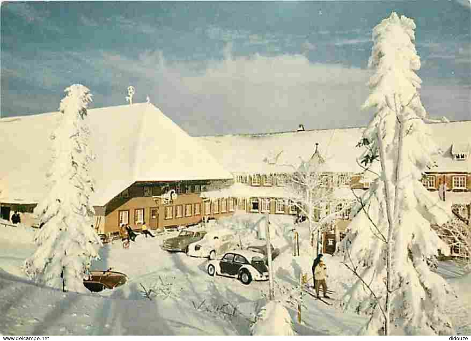 Automobiles - Allemagne - Halden Hotel - An Schauinsland Im Schwarzwald Bei Freiburg - Neige - CPM - Voir Scans Recto-Ve - Passenger Cars