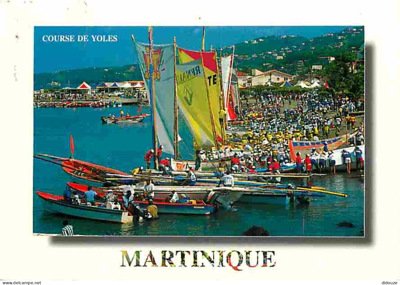 Martinique - Départ D'une Course De Yoles - Bateaux - CPM - Voir Scans Recto-Verso - Otros & Sin Clasificación