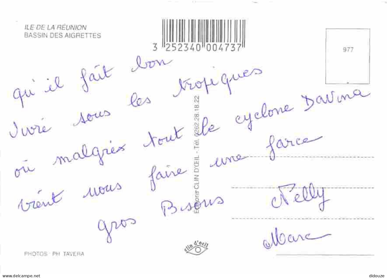 Ile De La Réunion - Bassin Des Aigrettes - CPM - Voir Scans Recto-Verso - Otros & Sin Clasificación