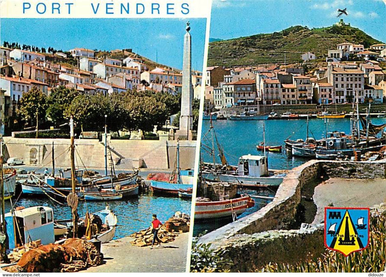 66 - Port Vendres - Multivues - Bateaux - Blasons - CPM - Voir Scans Recto-Verso - Port Vendres