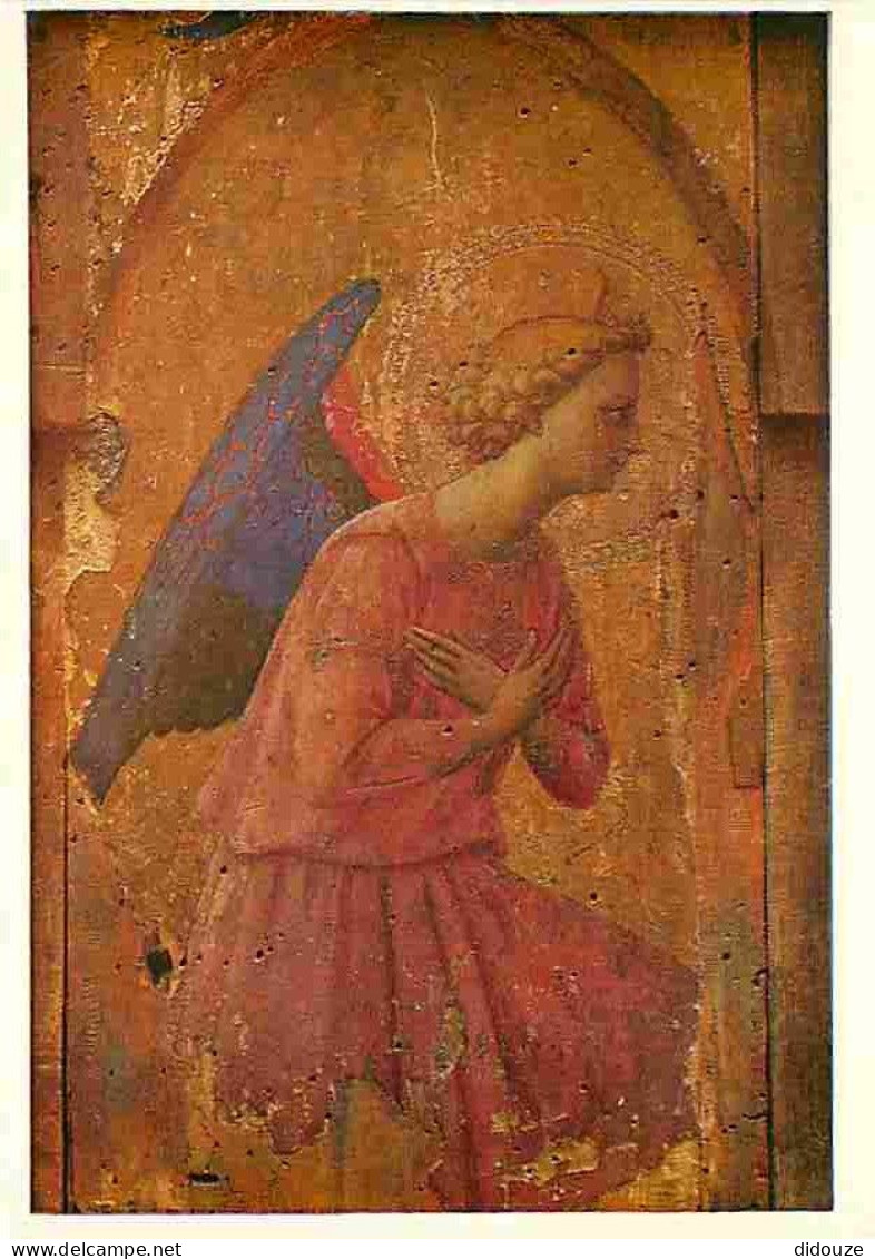 Art - Peinture Religieuse - Fra Beato Angelico - Ange En Adoration - Musée Du Louvre - Carte Neuve - CPM - Voir Scans Re - Paintings, Stained Glasses & Statues