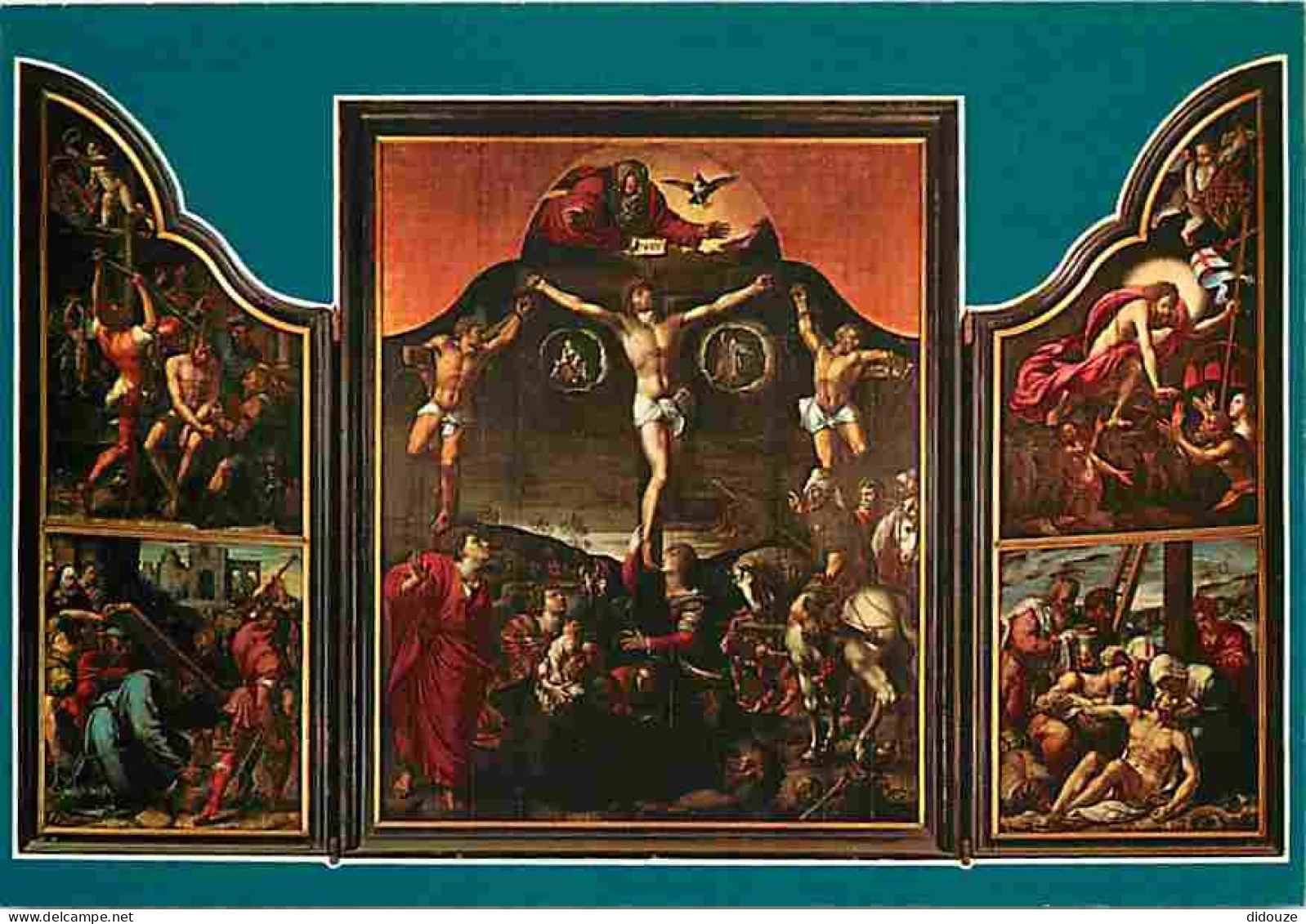 Art - Peinture Religieuse - Bernard Van Orley - Le Calvaire - Brugge - O L Vrouwkerk - Carte Neuve - CPM - Voir Scans Re - Schilderijen, Gebrandschilderd Glas En Beeldjes